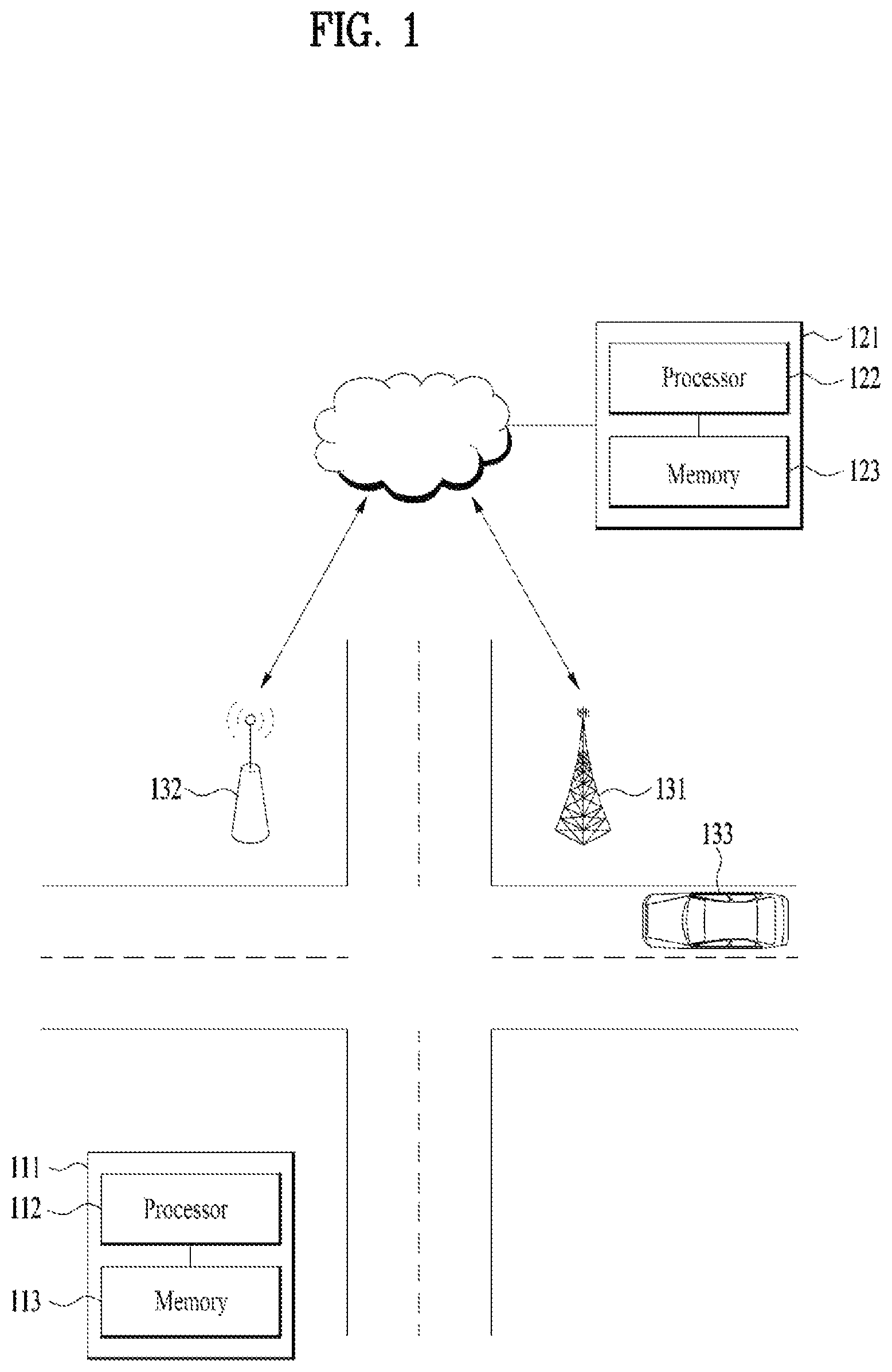 Patent US12581275 Figure 1 – Method of operating a message exchange server related to V2X message transmission and reception and apparatus therefor