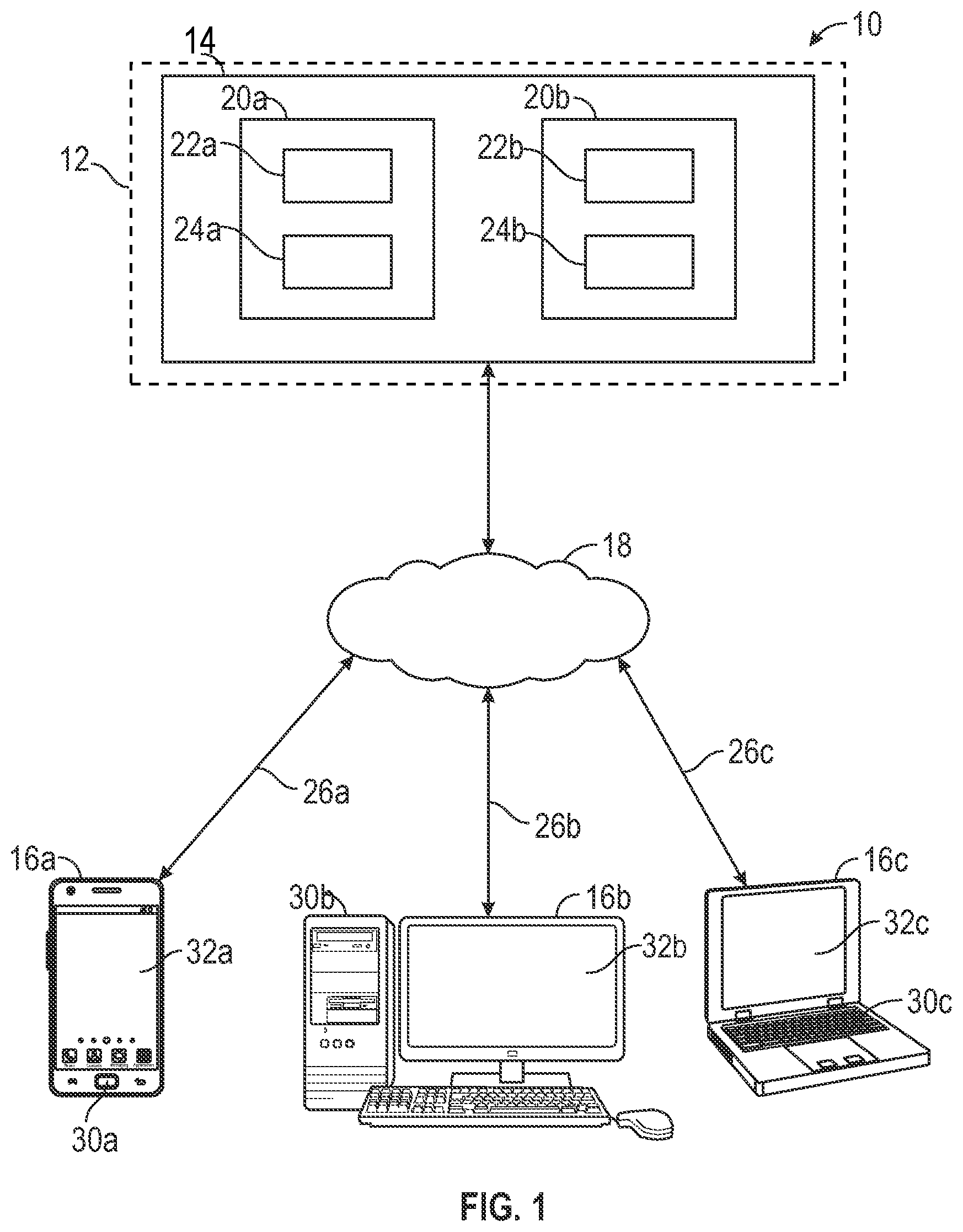Patent US12581276 Figure 1 – In-person encounter system and method of use
