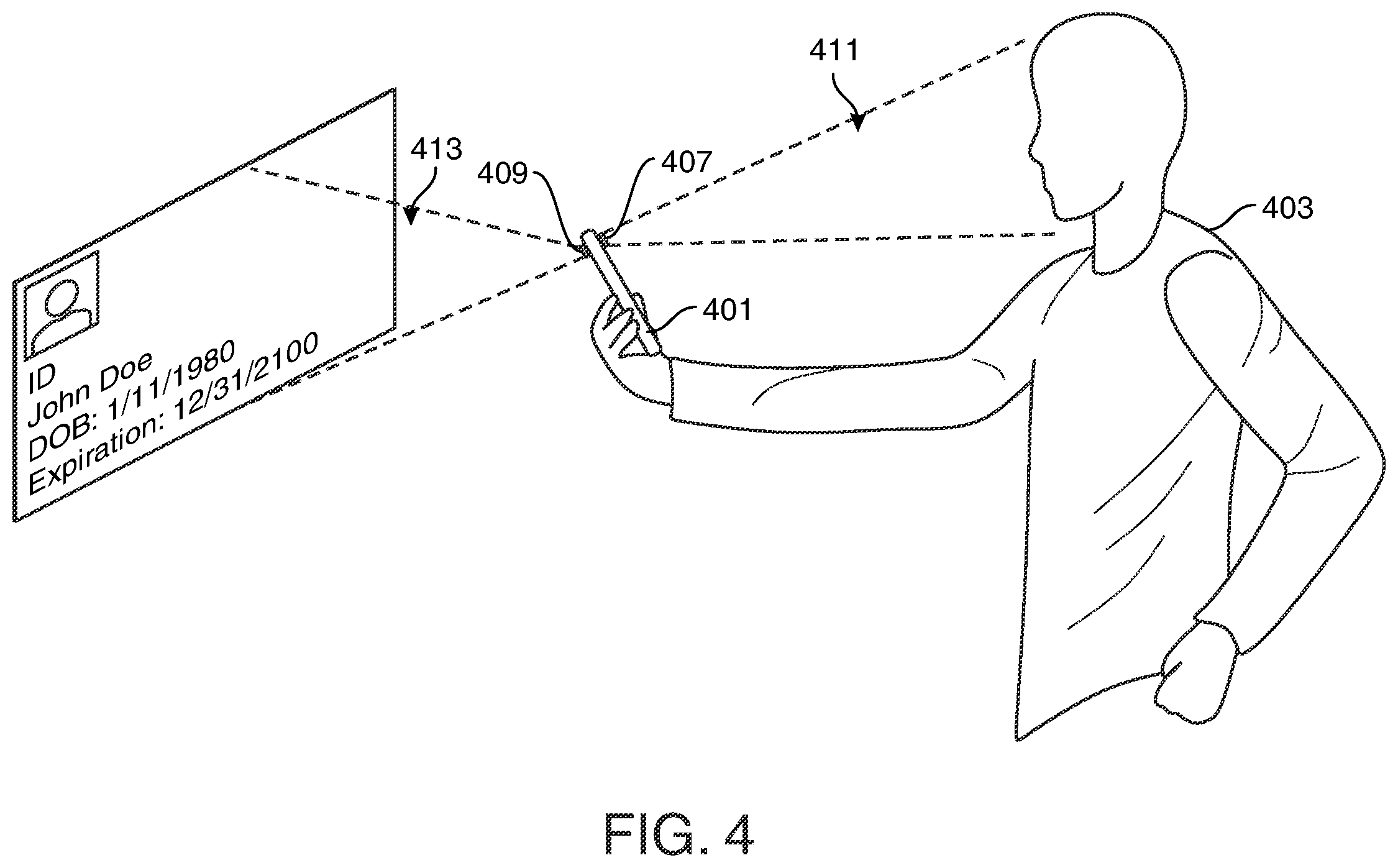 Patent US12581294 Figure 4 – Mobile device dual authentication