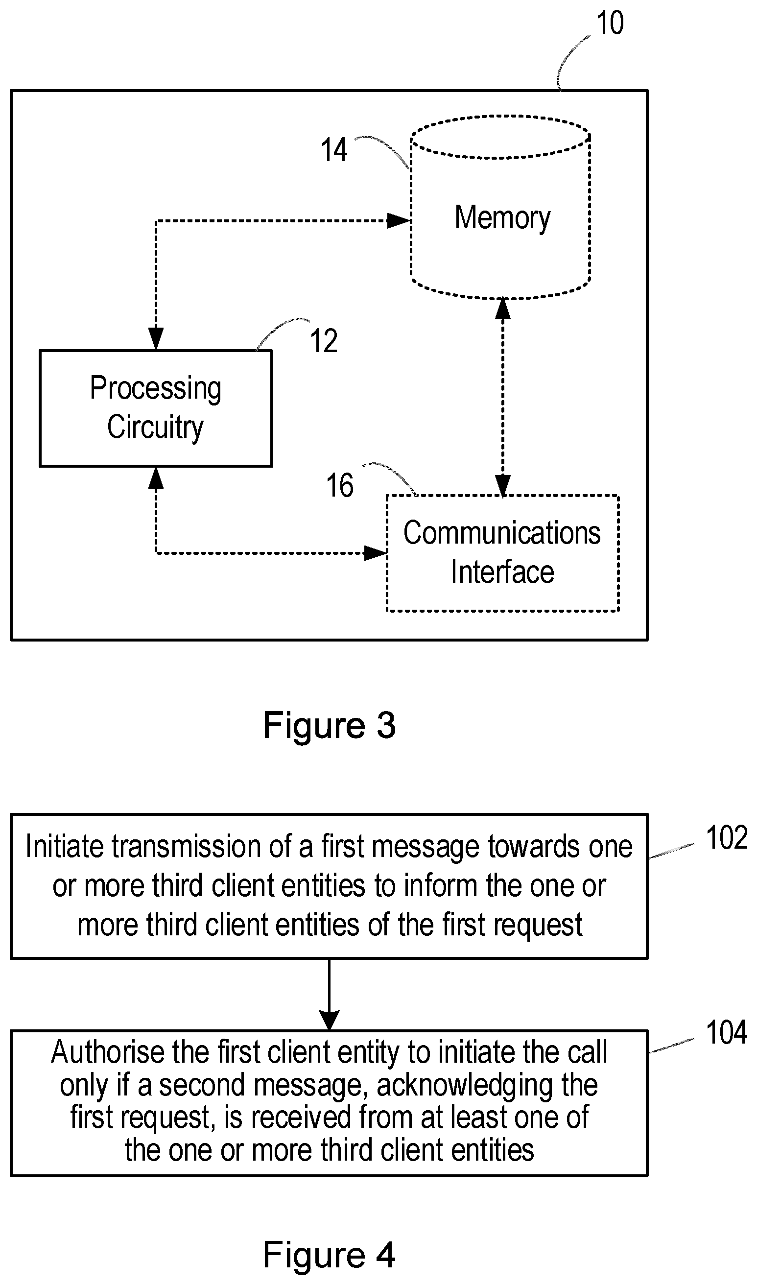 Patent US12581305 Figure 3 – Handling a request to initiate a call
