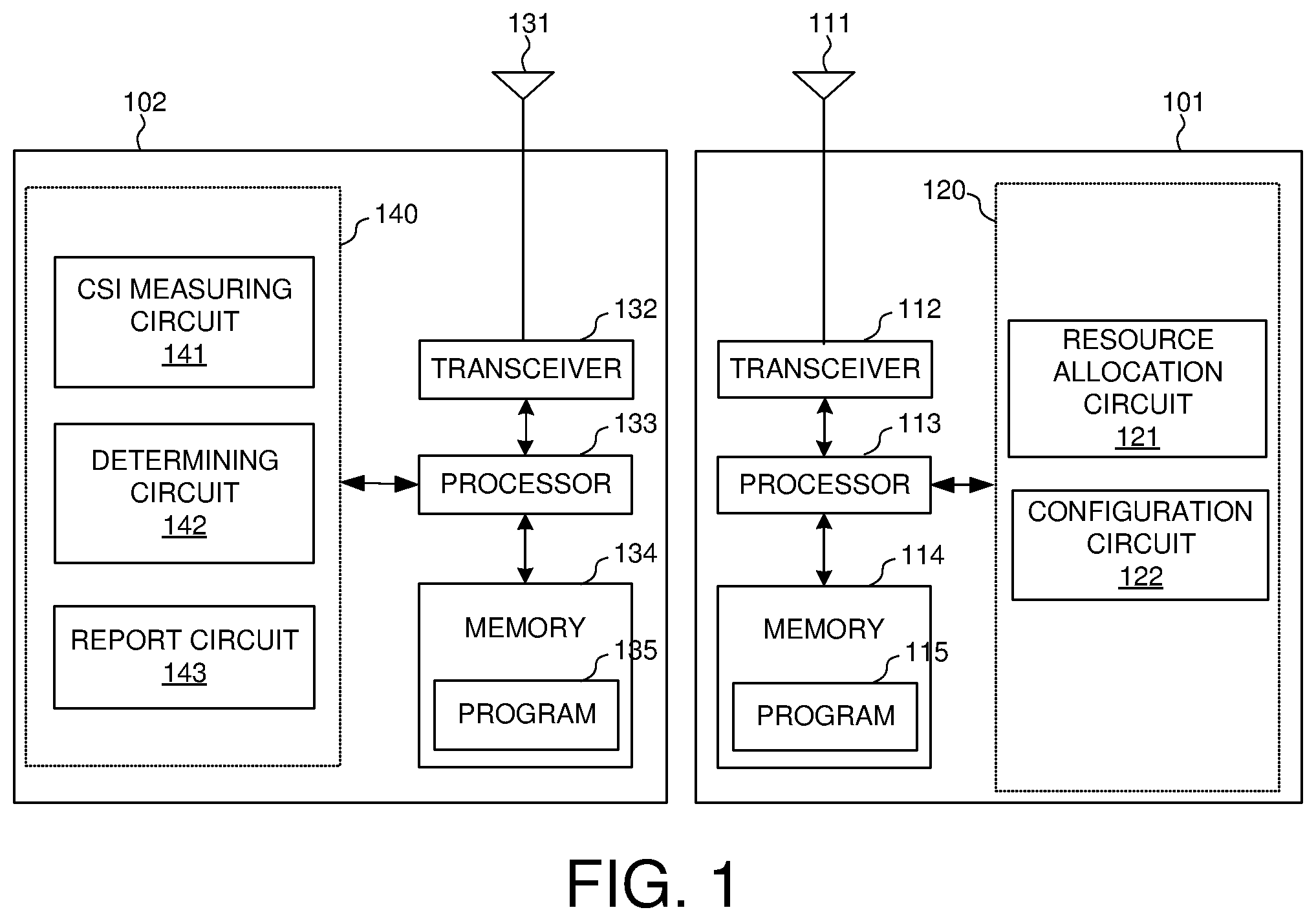 Patent US12581341 Figure 1 – Apparatus and method for assistance information transmission and CSI reporting