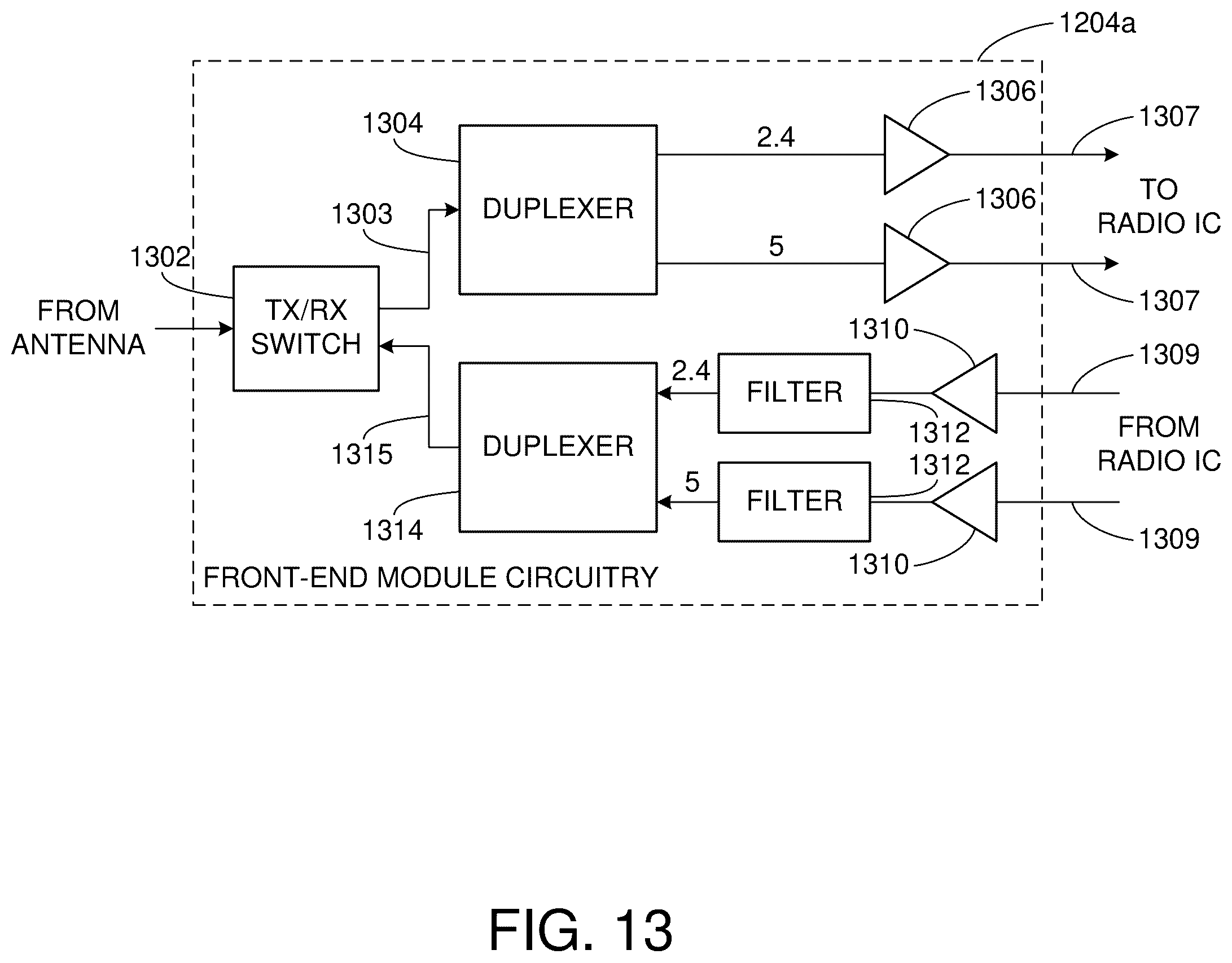 Patent US12581348 Figure 13 – Channel sounding for wireless local area network sensing