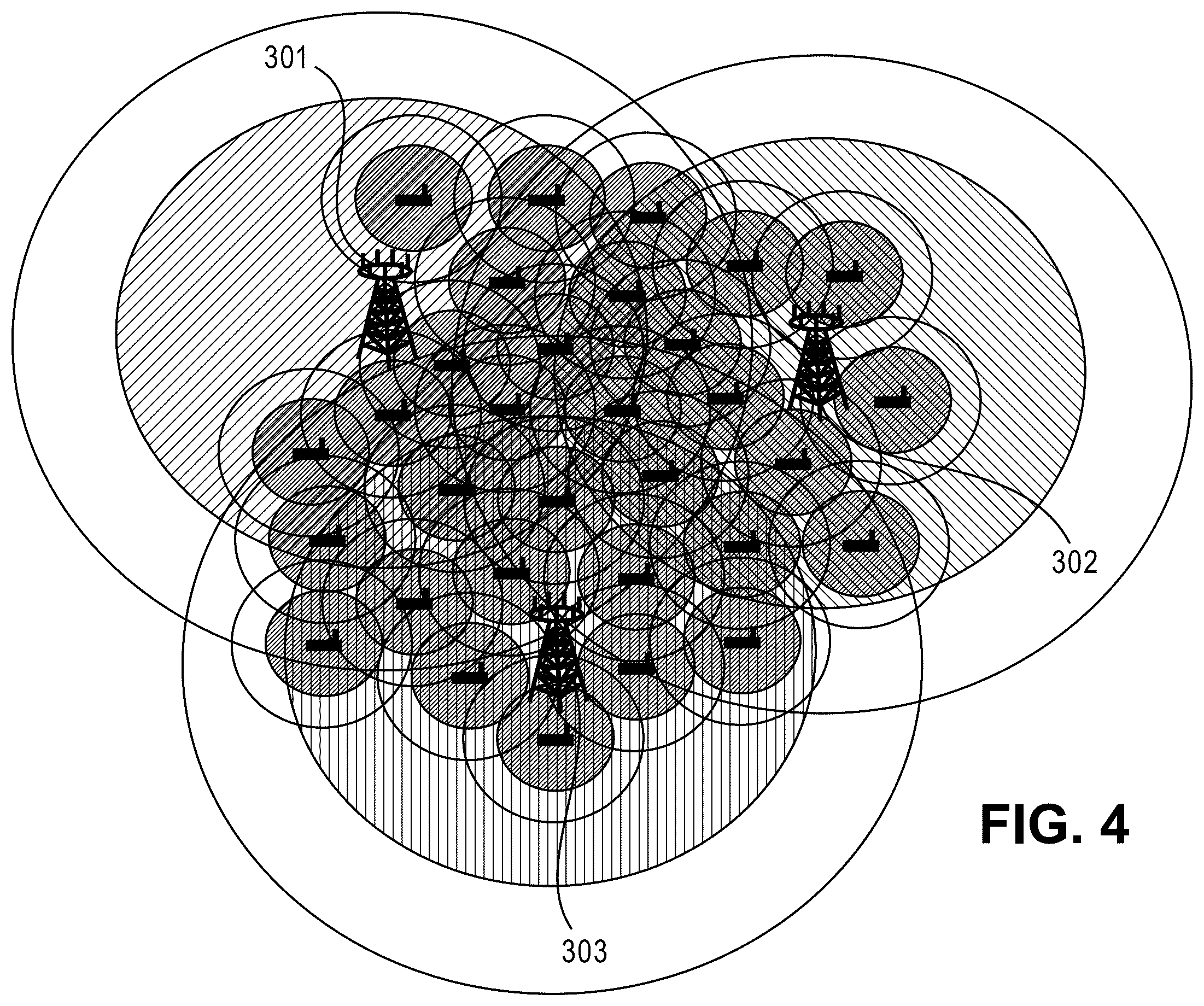 Patent US12581351 Figure 4 – Systems and methods for exploiting inter-cell multiplexing gain in wireless cellular systems via distributed input distributed output technology