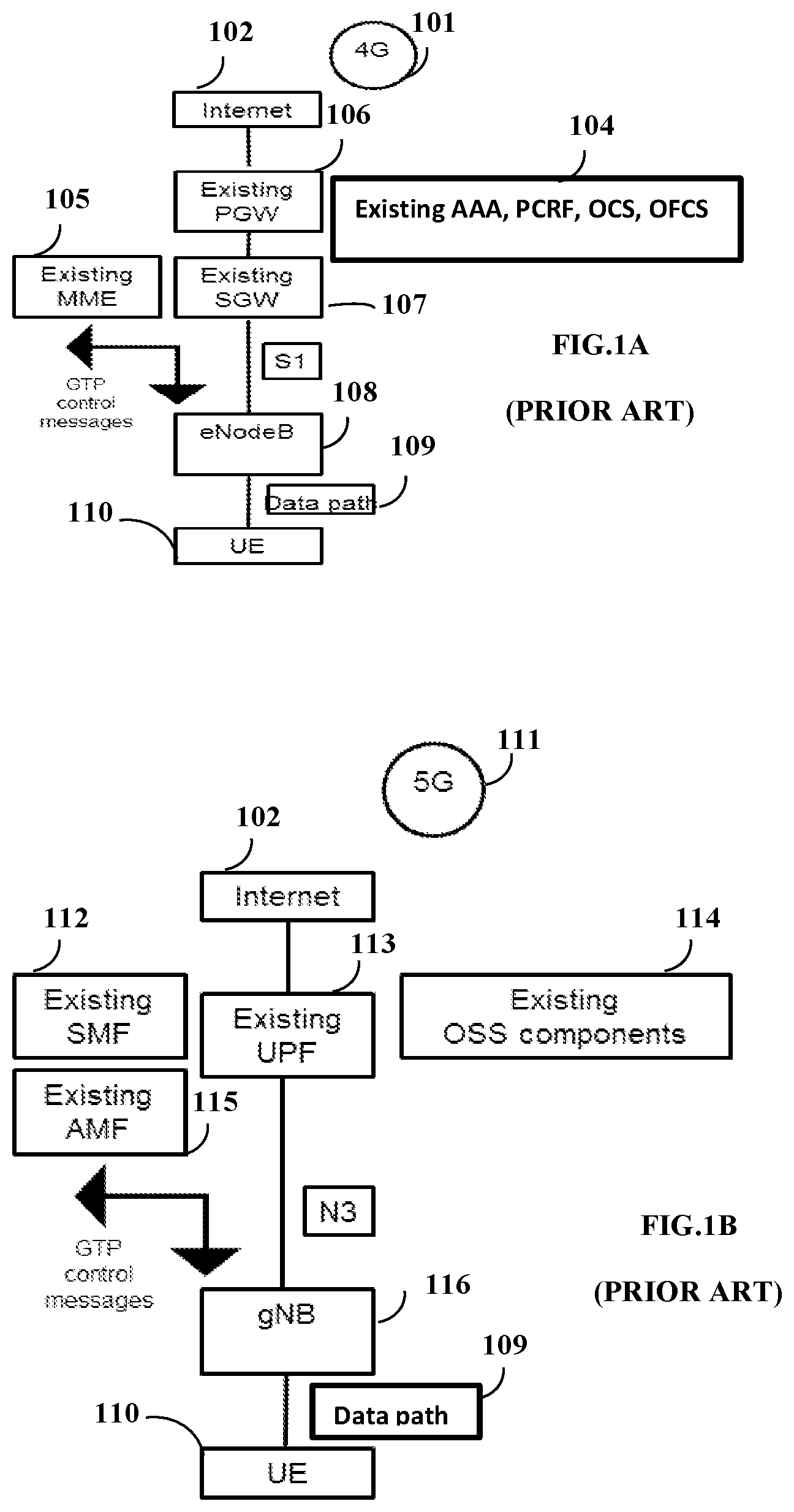Patent US12581357 Figure 1 – Light mobile core for networks