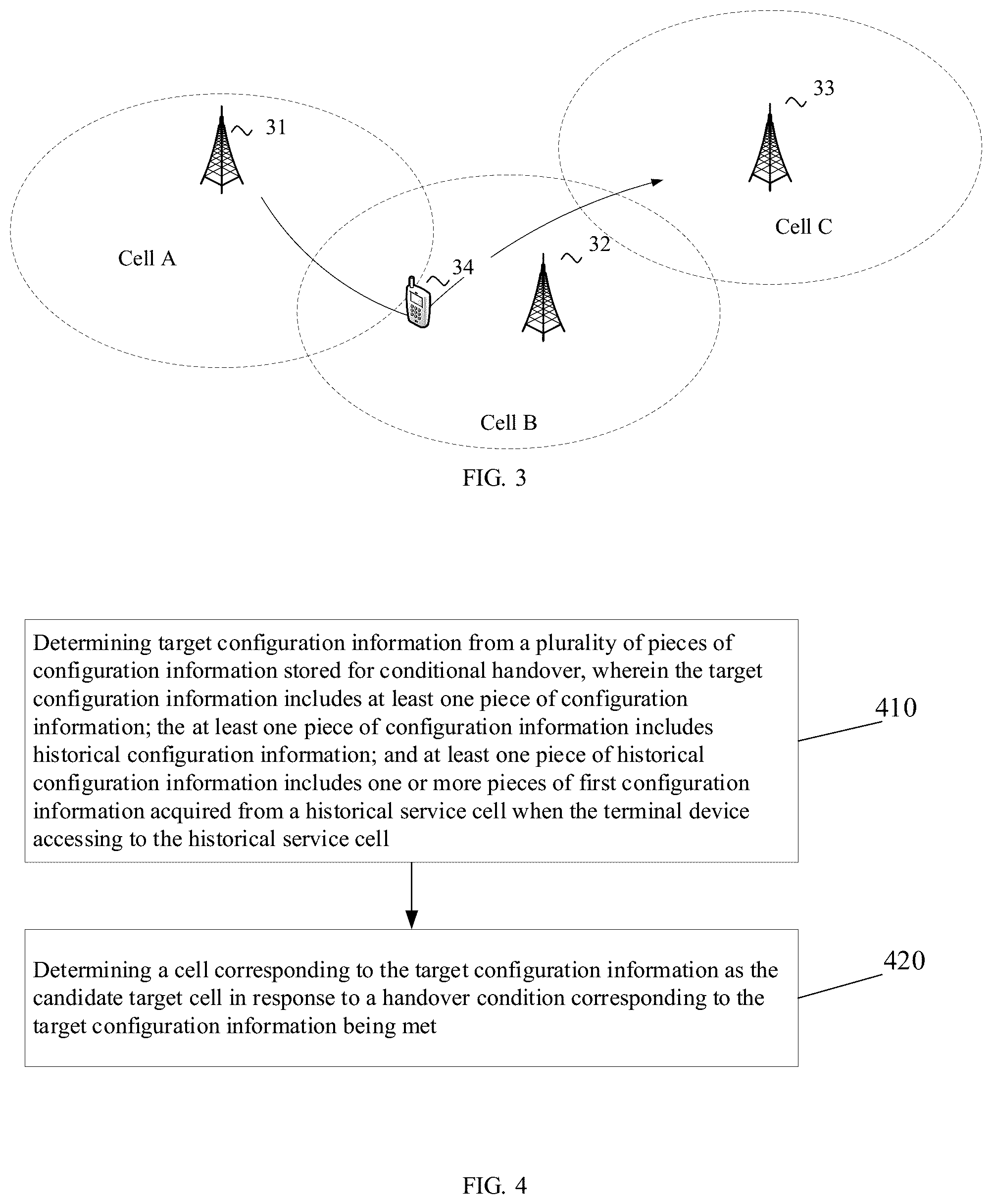 Patent US12581377 Figure 2 – Method for determining candidate target cell and terminal device