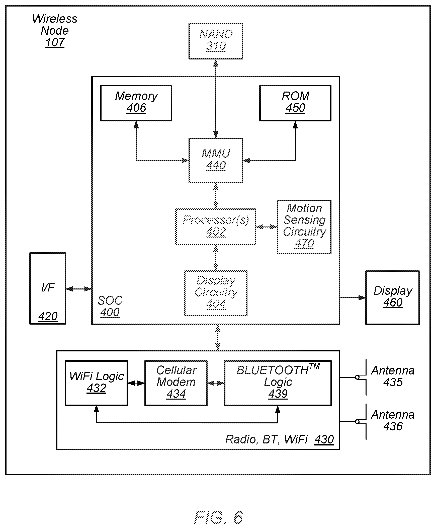 Patent US12581416 Figure 5 – Multi-link single radio suspension and operating parameters