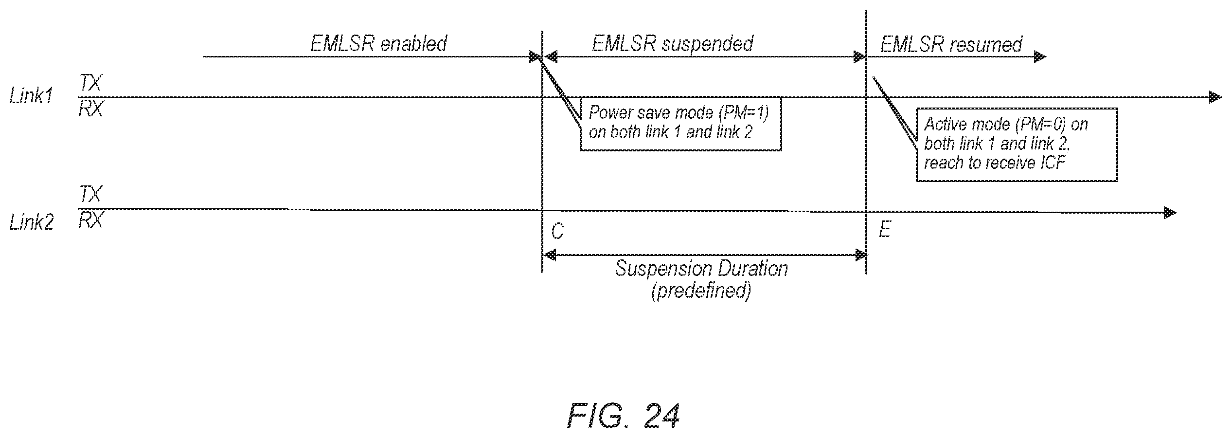 Patent US12581416 Figure 17 – Multi-link single radio suspension and operating parameters