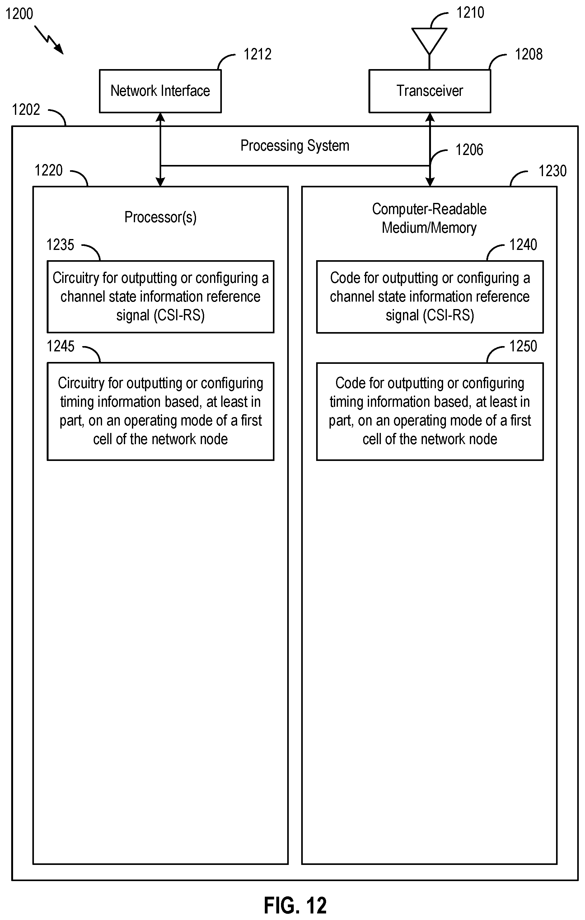 Patent US12581436 Figure 12 – Cell measurements in energy saving mode