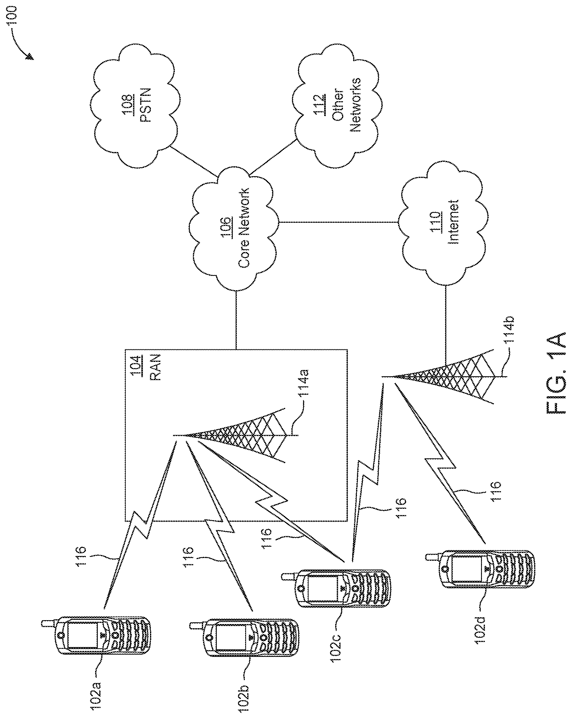 Patent US12581452 — Methods, apparatuses and systems directed to idle/inactive mode positioning in NR — Figure 1
