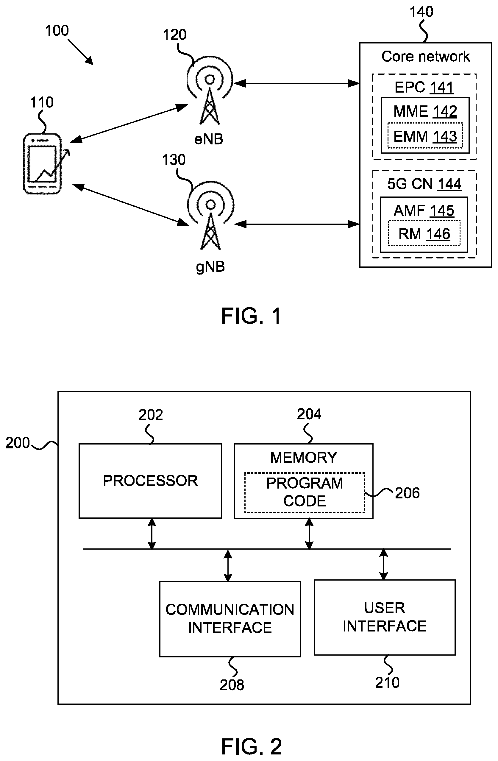 Patent US12581458 Figure 1 – Energy efficient paging procedure for dual-mode user equipment