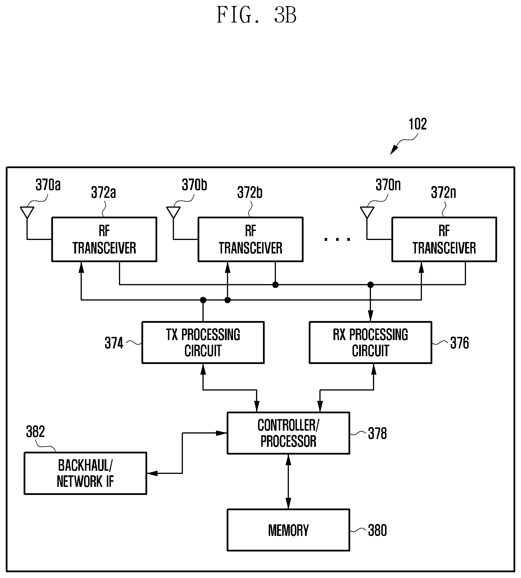 Patent US12581491 Figure 5 – Apparatus and method for transmission and reception of control channel in a communication system