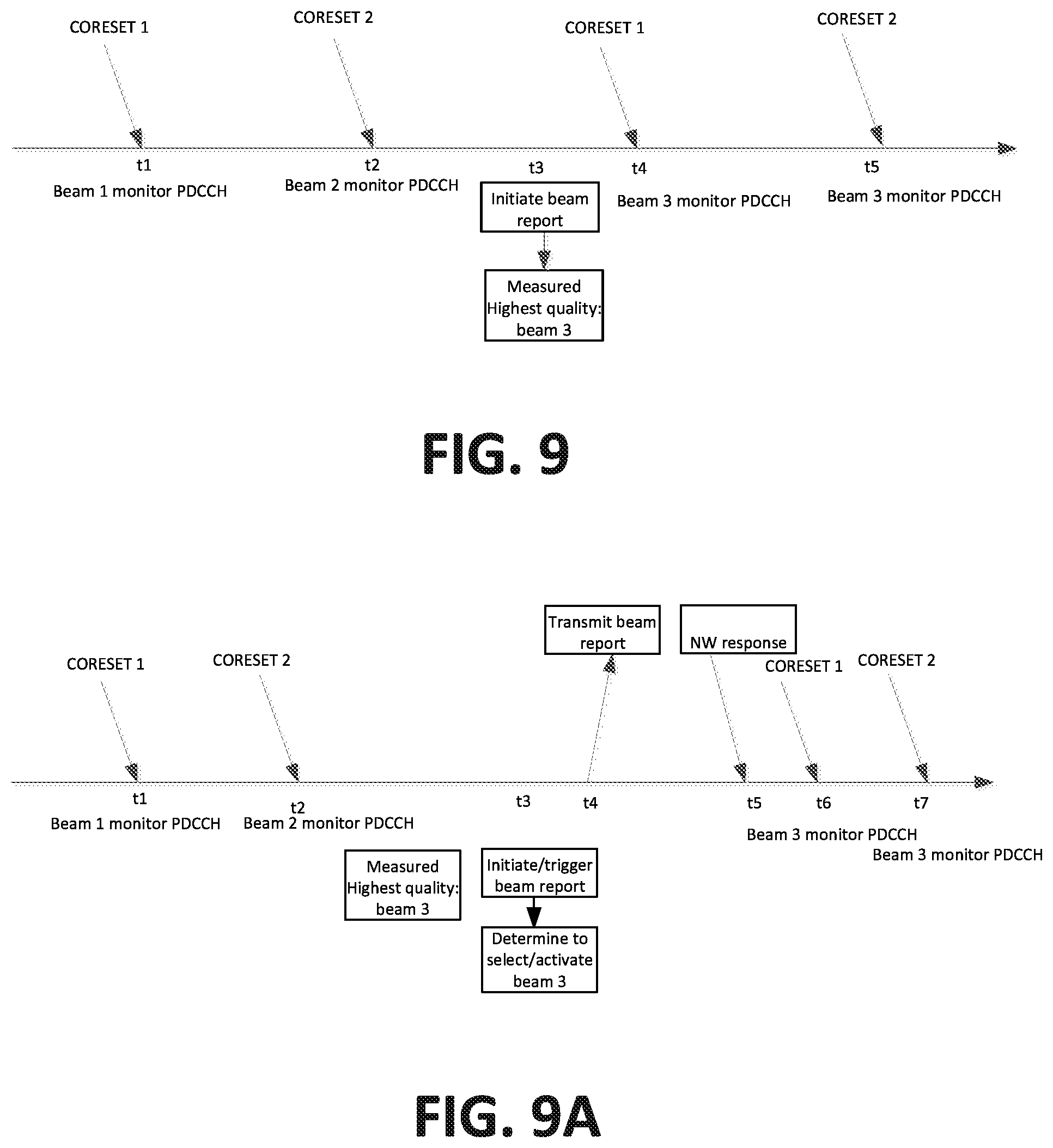 Patent US12581502 Figure 7 – Method and apparatus for beam selection and reporting in a wireless communication system