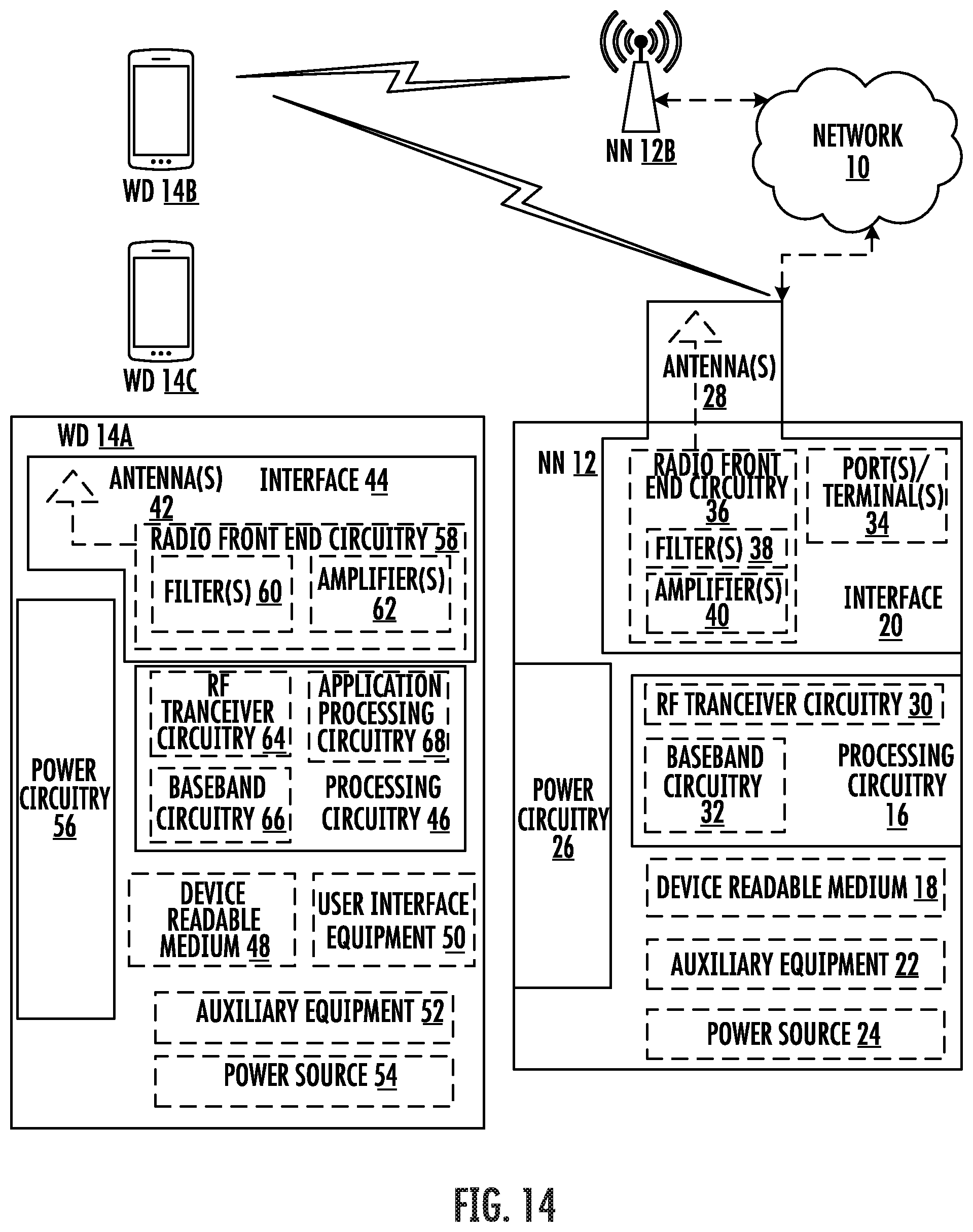 Patent US12581540 Figure 14 – Random access type determination and WD capability signaling in NR NTN