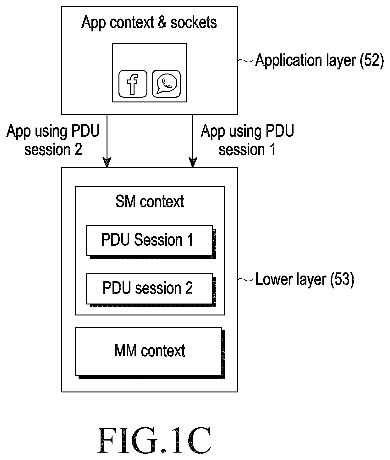 Patent US12581561 Figure 3 – Method and device for continuity of modem service