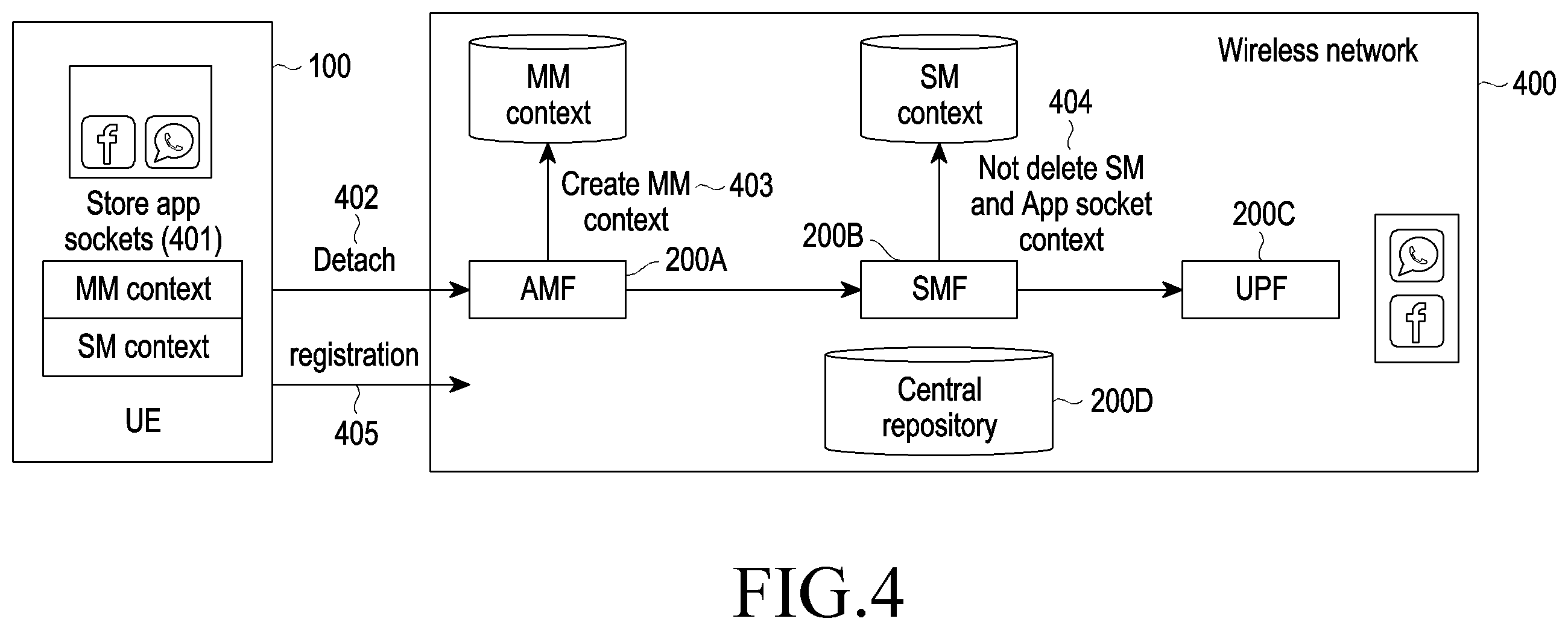 Patent US12581561 Figure 7 – Method and device for continuity of modem service