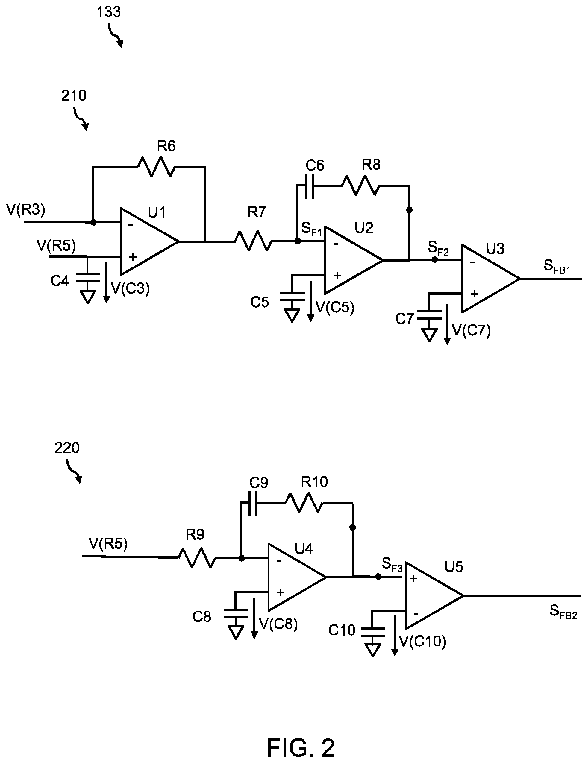 Patent US12581575 Figure 2 – Driver arrangement for powering two loads
