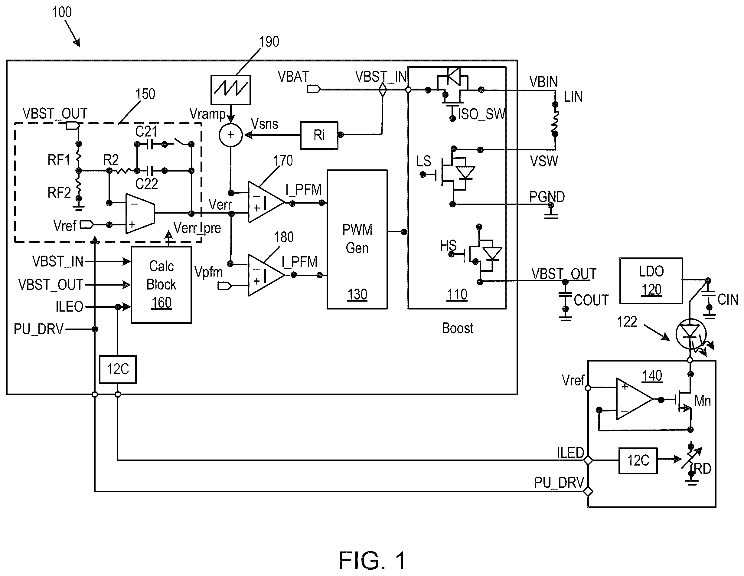 Patent US12581577 Figure 1 – Method and apparatus for high-efficiency supply integrity with fast and large load variation