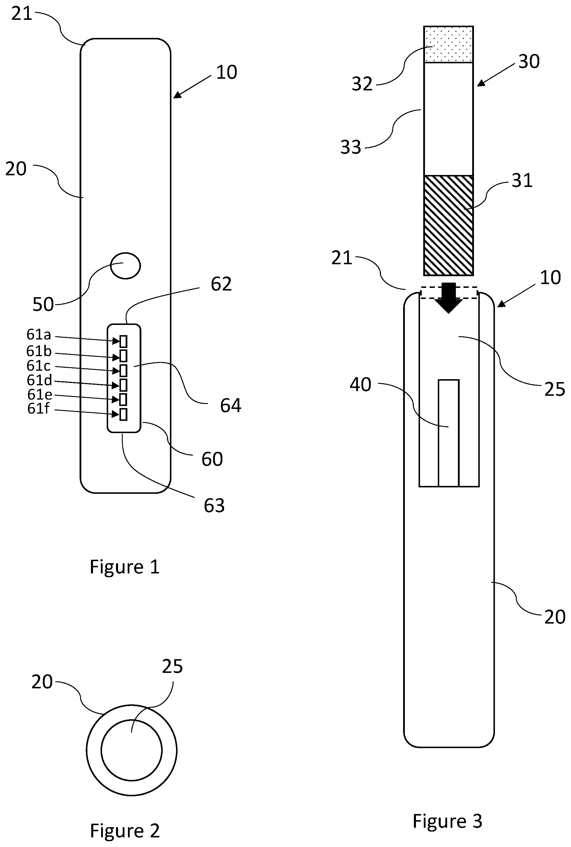 Patent US12581581 Figure 1 – Aerosol-generating device