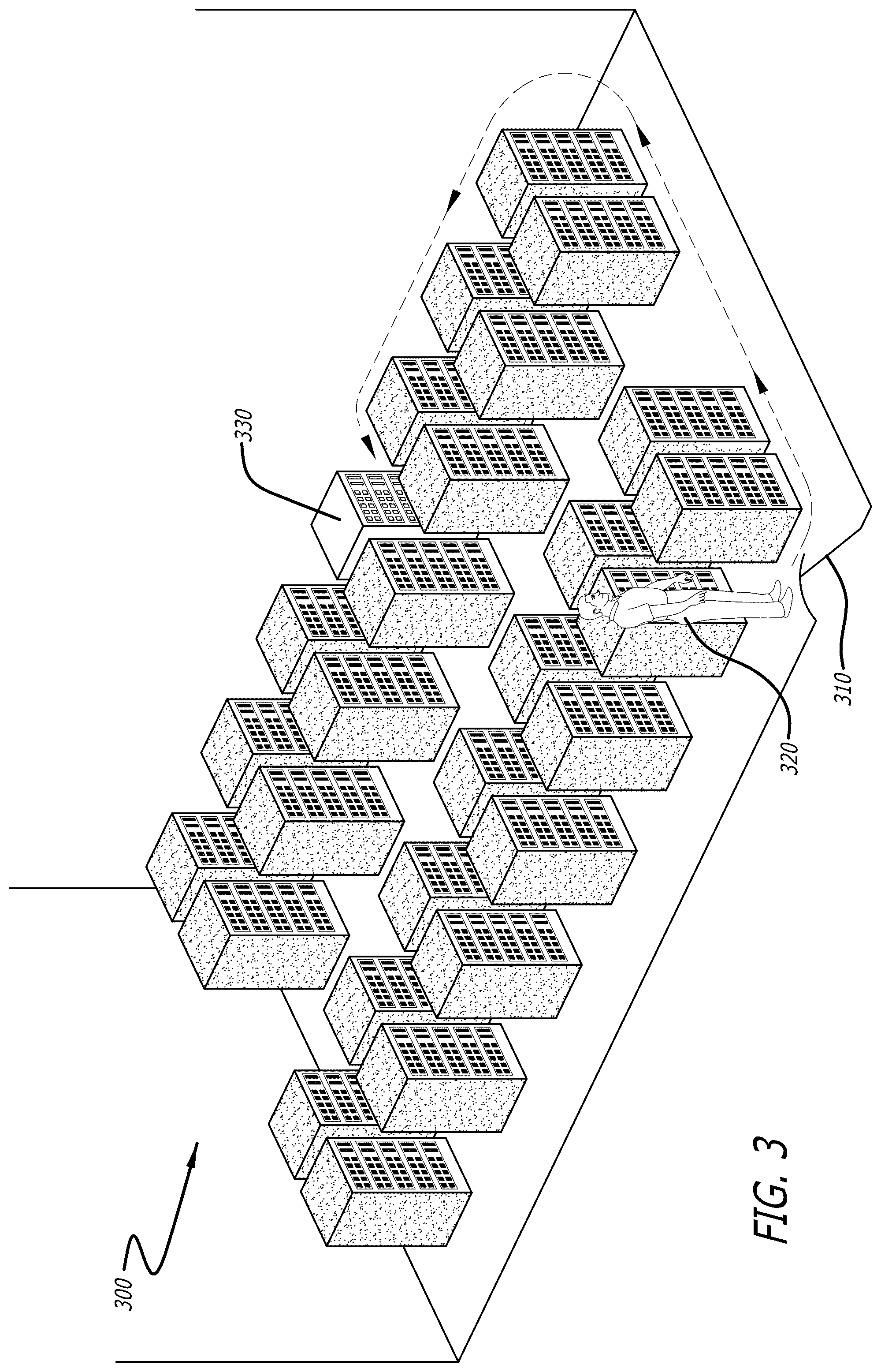 Patent US12581583 Figure 3 – Smart utilization of data center illumination devices
