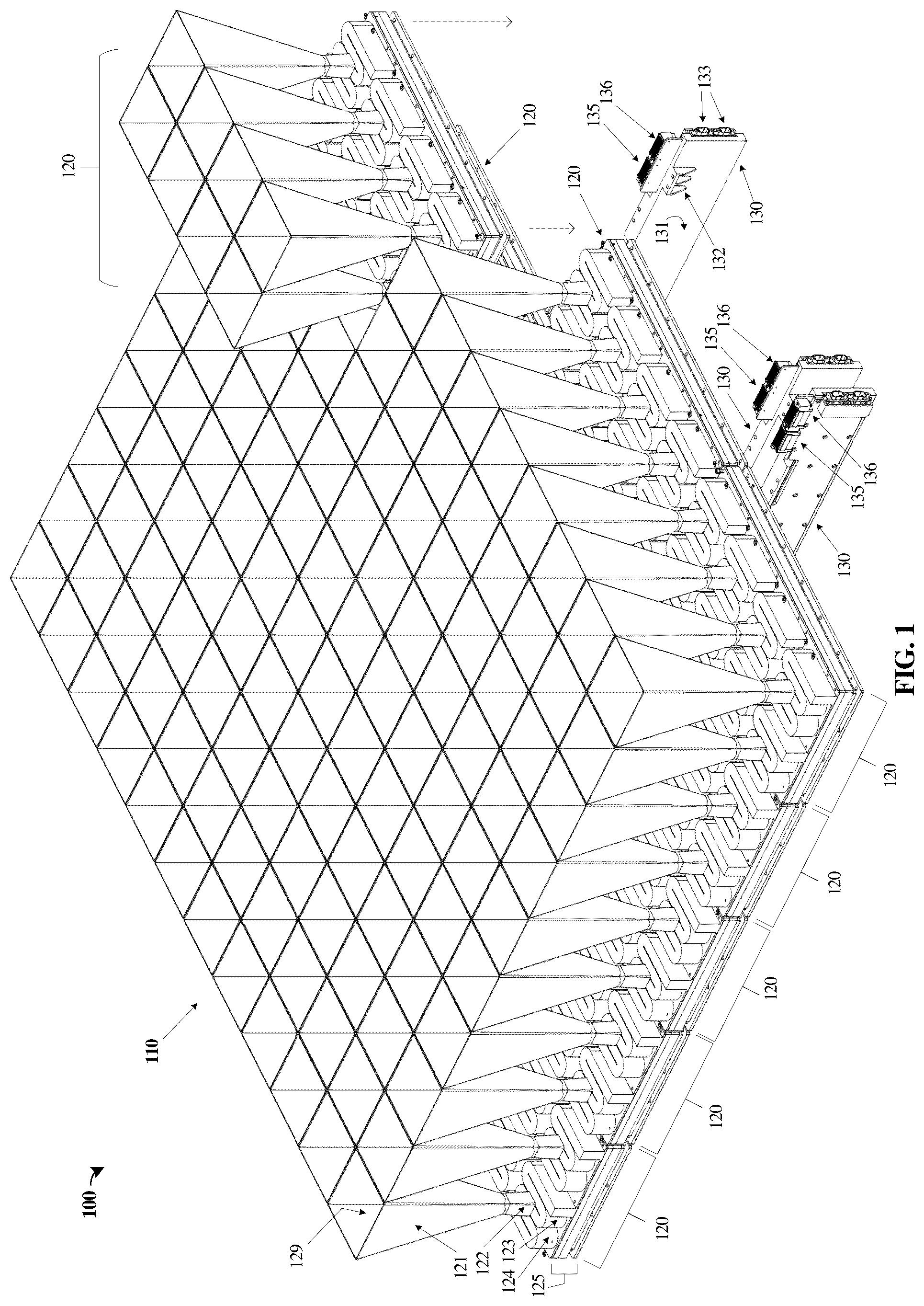 Patent US12581590 Figure 1 – High density radio frequency connections