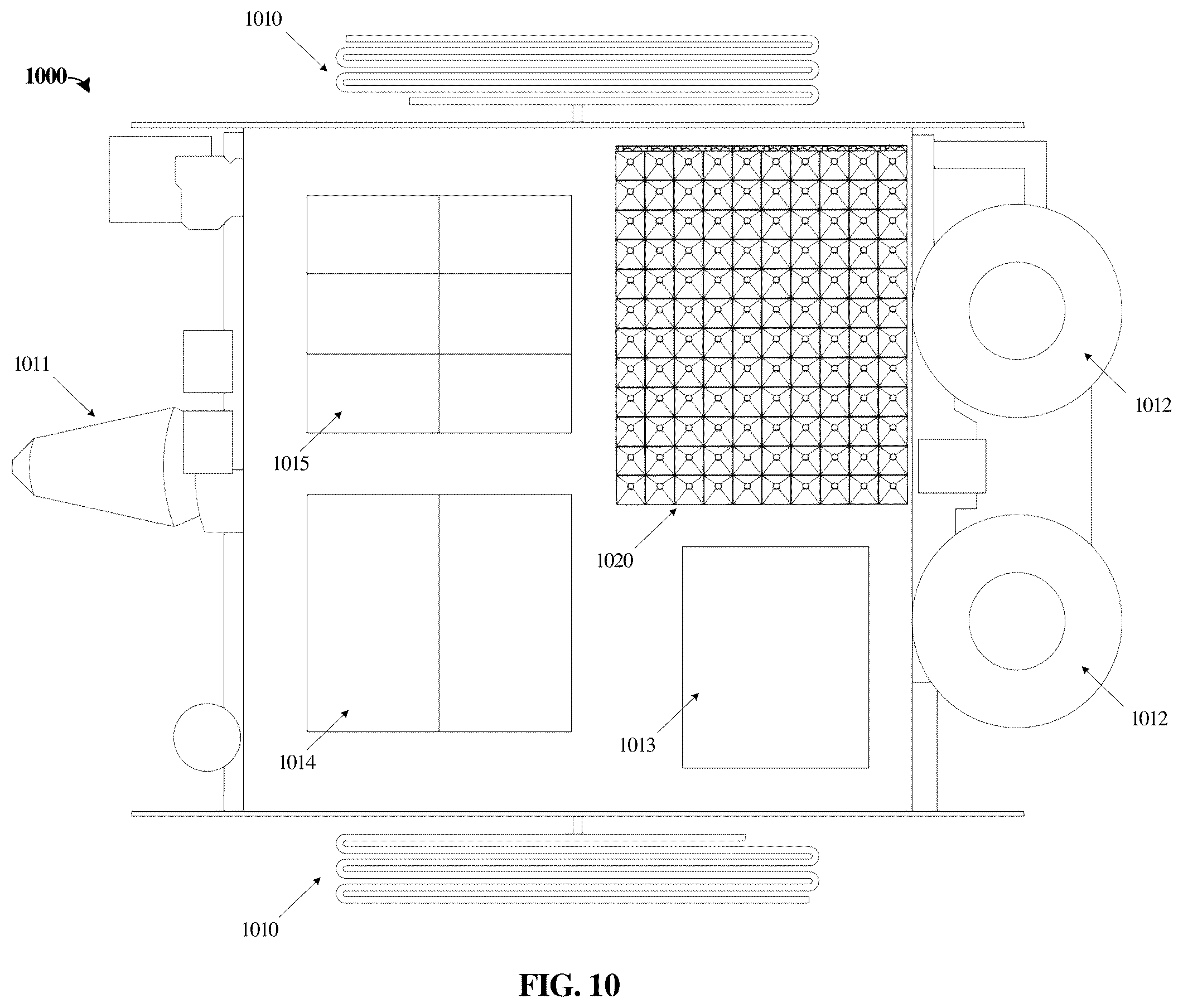 Patent US12581590 Figure 10 – High density radio frequency connections