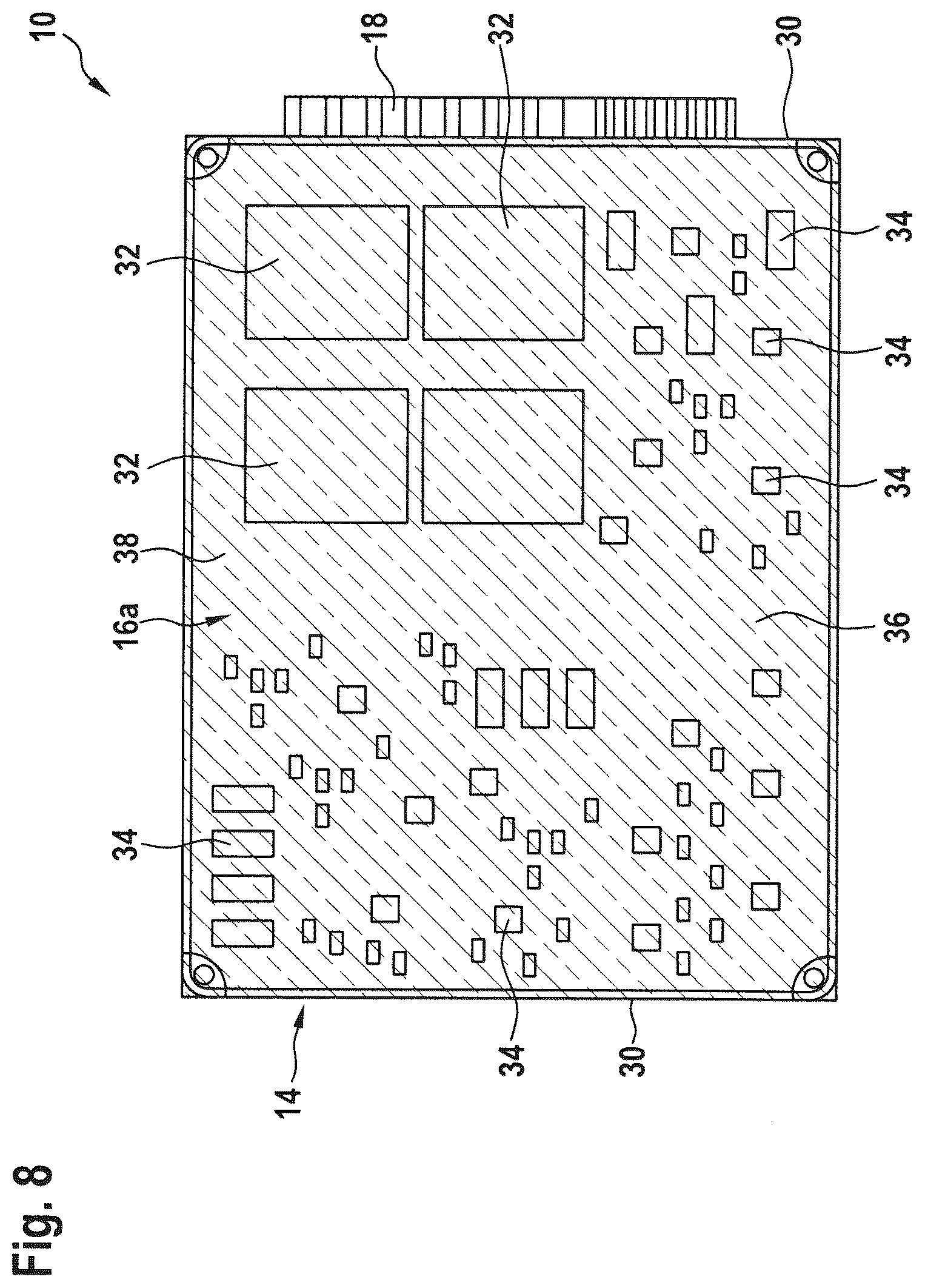 Patent US12581594 Figure 7 – Printed circuit board assembly for an aircraft solid state power controller