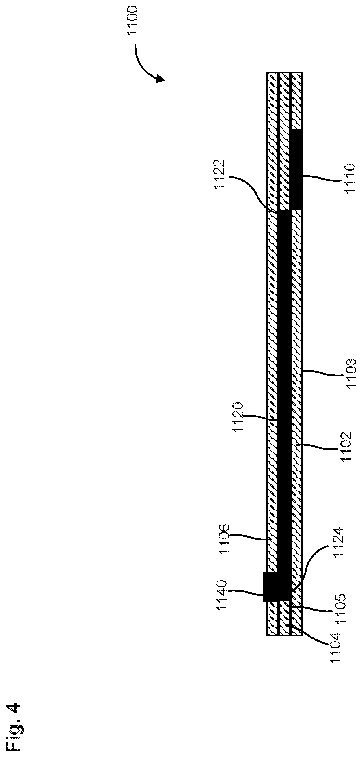 Patent US12581595 Figure 4 – Textile blank with seamless knitted electrode system