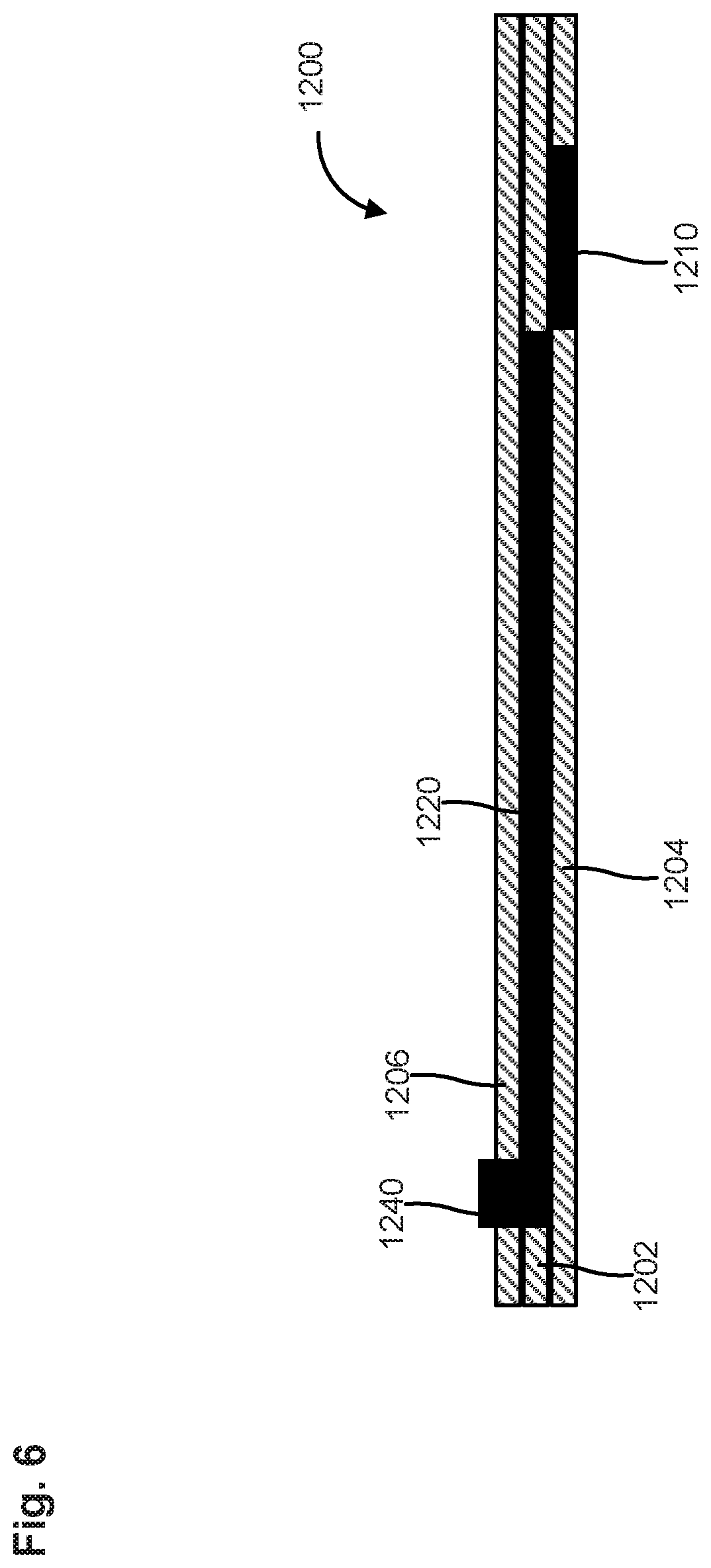 Patent US12581595 Figure 12 – Textile blank with seamless knitted electrode system