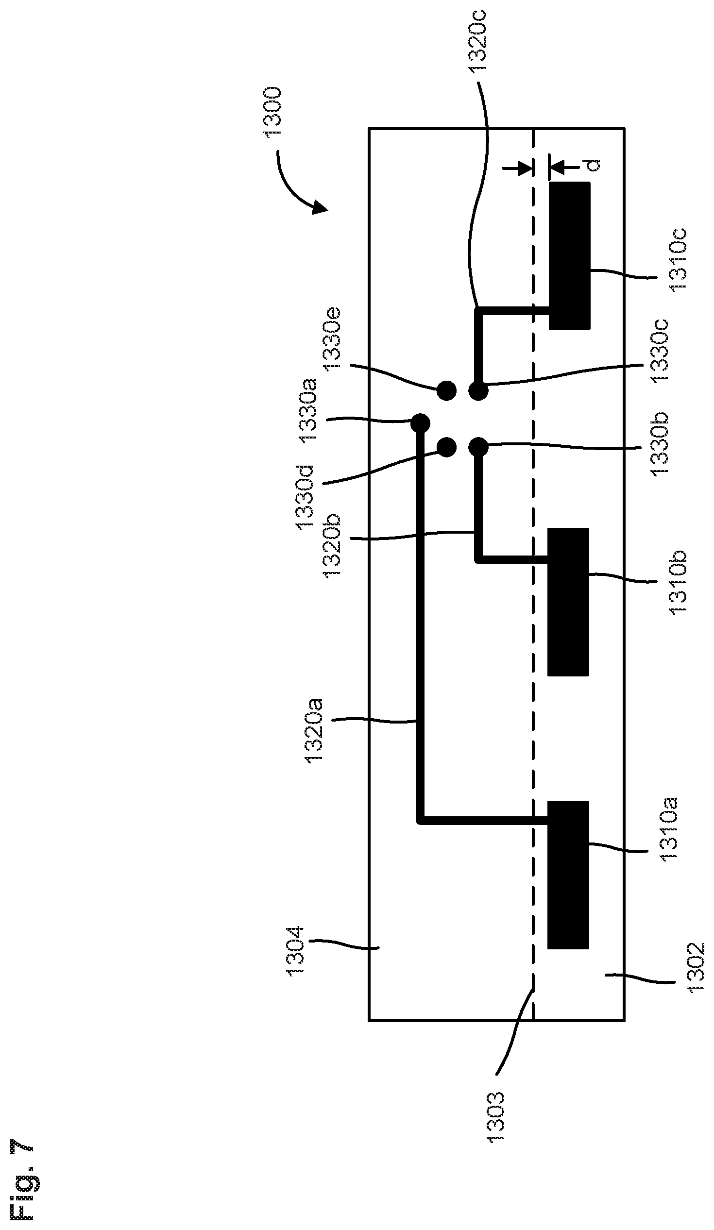 Patent US12581595 Figure 13 – Textile blank with seamless knitted electrode system