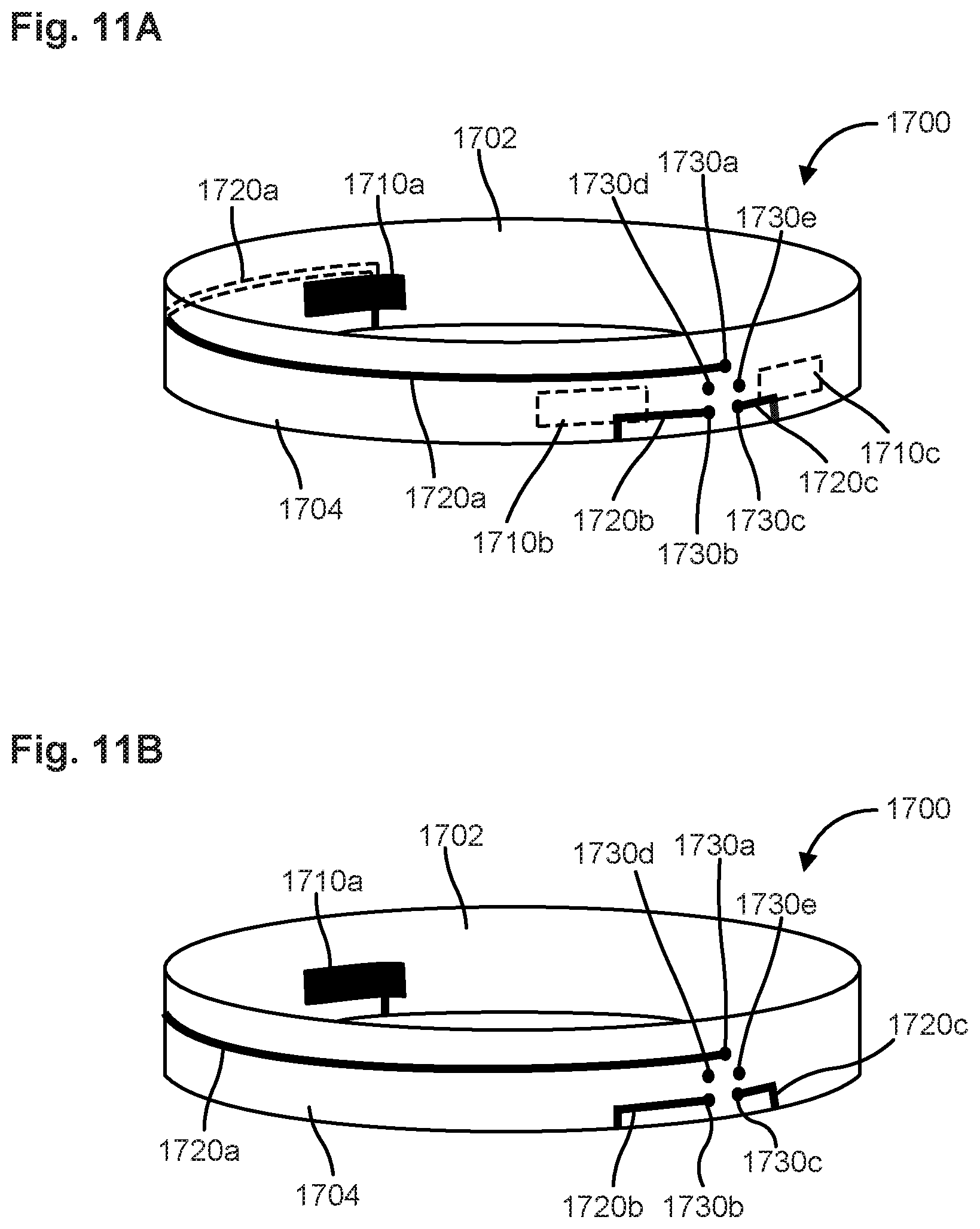 Patent US12581595 Figure 17 – Textile blank with seamless knitted electrode system