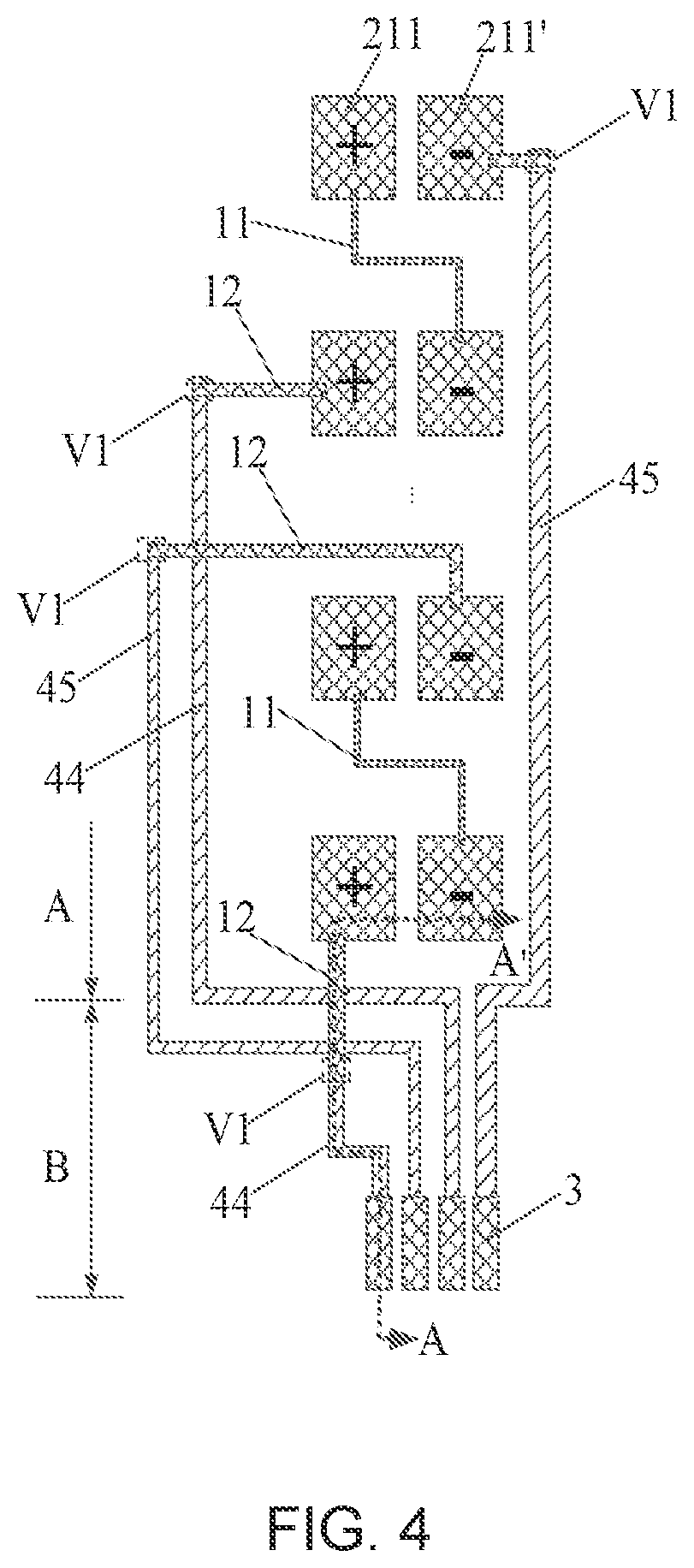 Patent US12581596 Figure 5 – Wiring board, functional backplane and method for manufacturing the same
