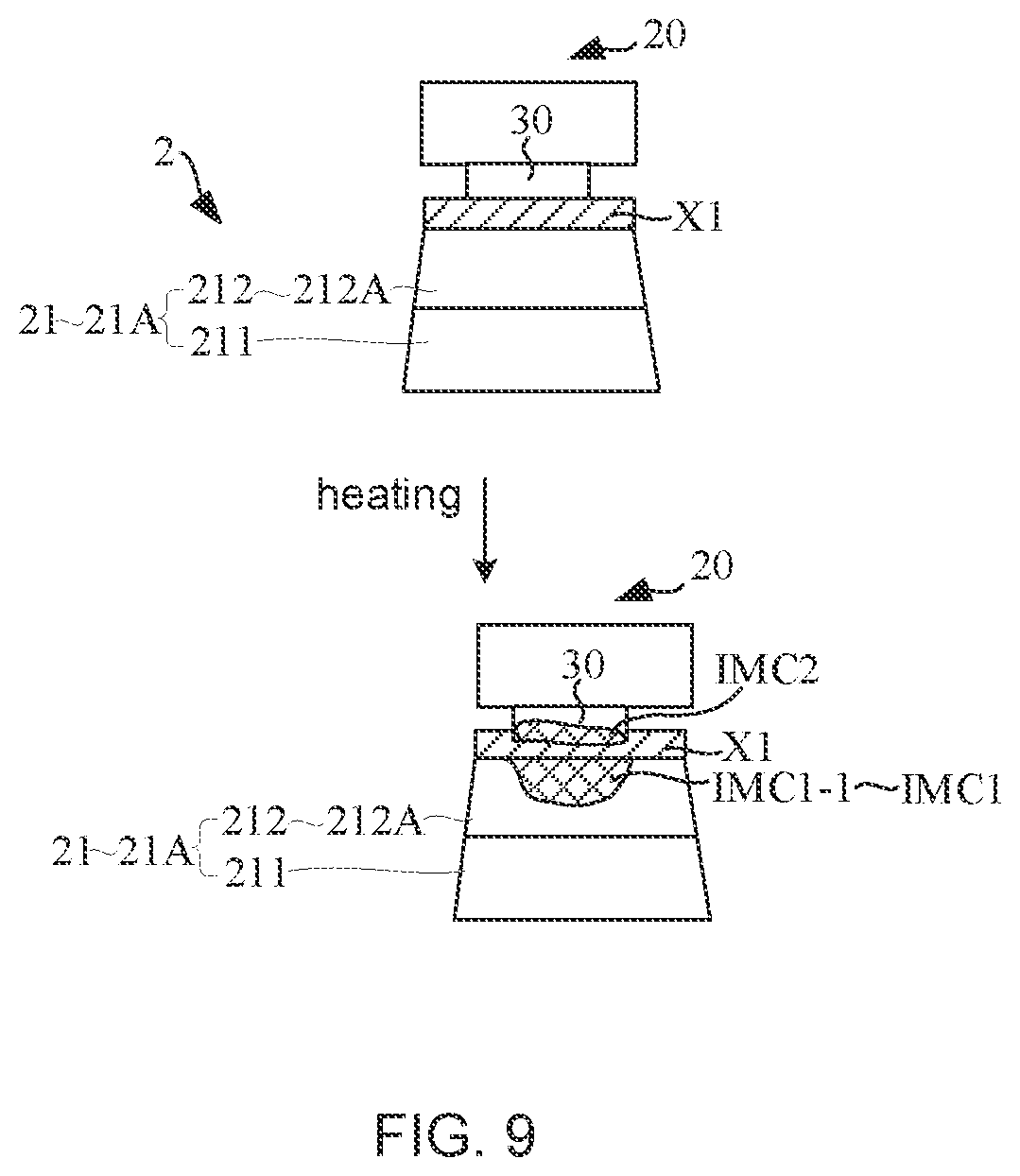 Patent US12581596 Figure 9 – Wiring board, functional backplane and method for manufacturing the same