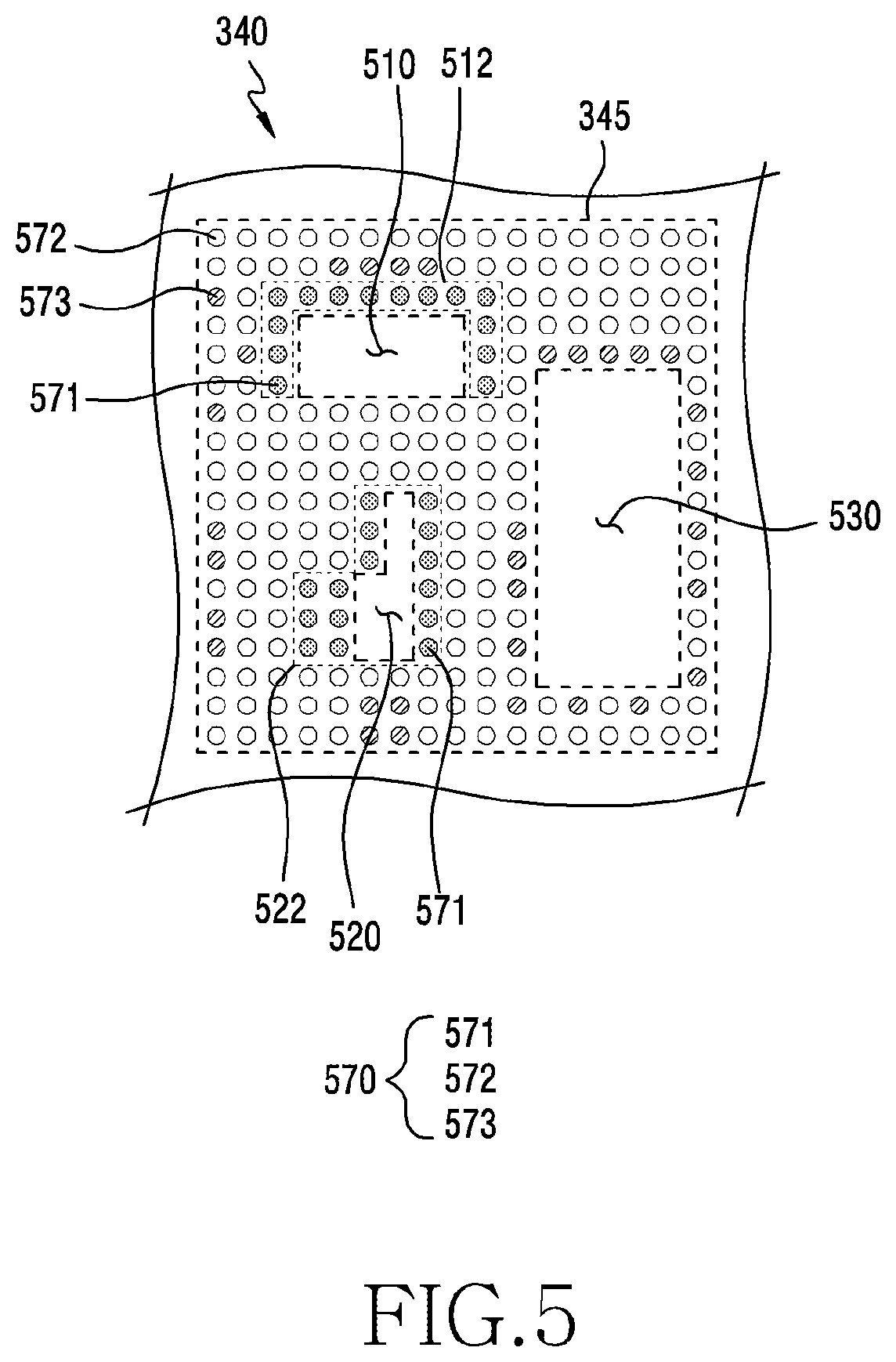 Patent US12581598 Figure 5 – Electronic device comprising printed circuit board