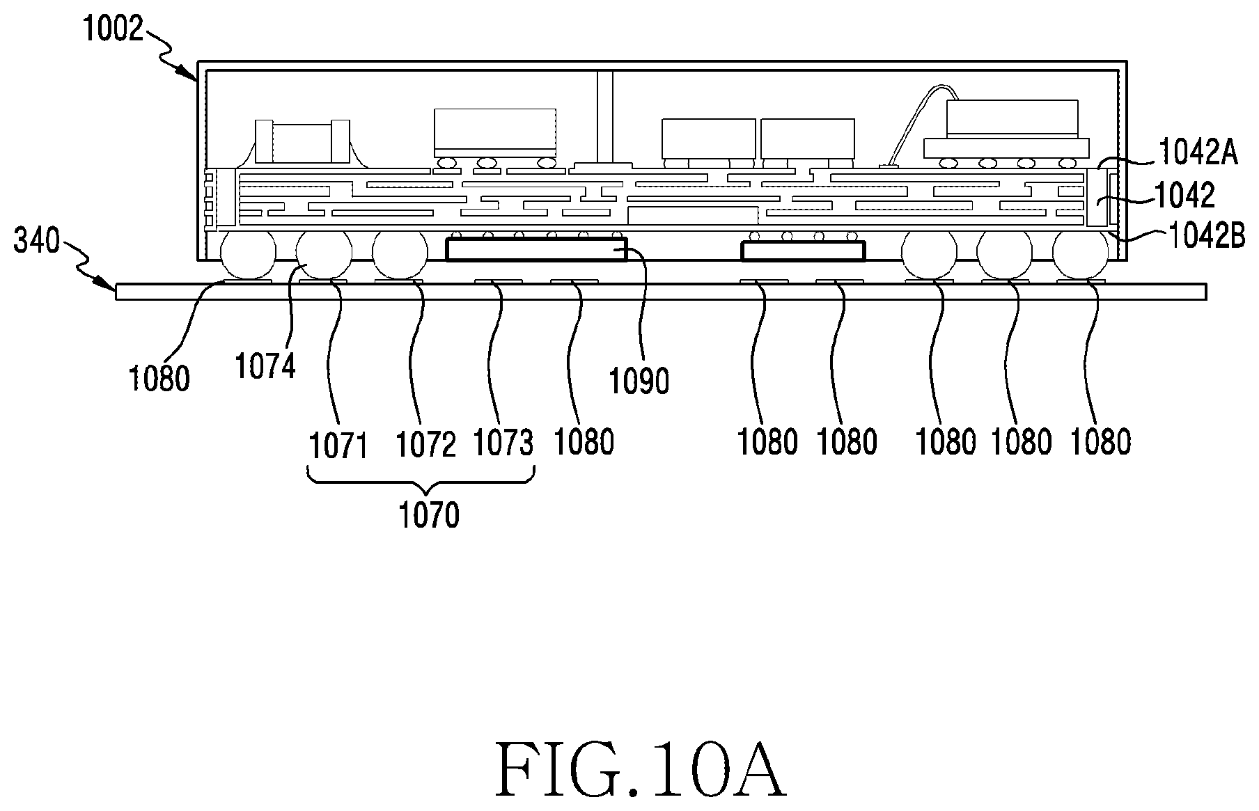 Patent US12581598 Figure 10 – Electronic device comprising printed circuit board