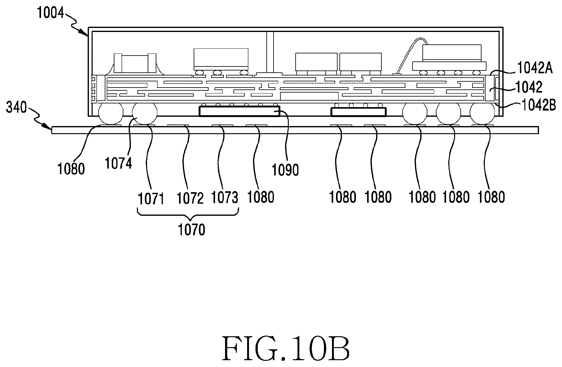 Patent US12581598 Figure 11 – Electronic device comprising printed circuit board