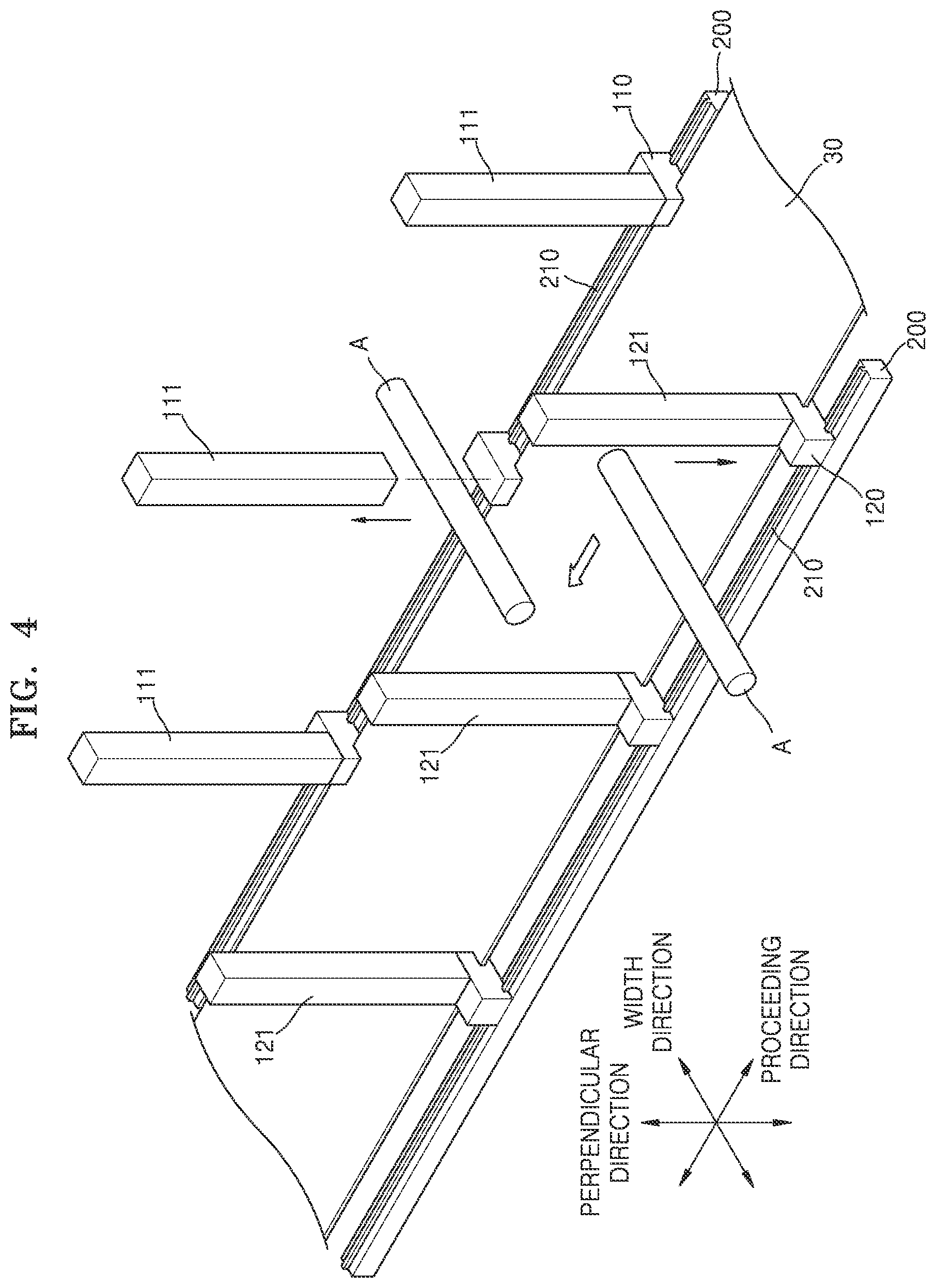 Patent US12581601 Figure 4 – Reel-to-reel circuit board manufacturing apparatus