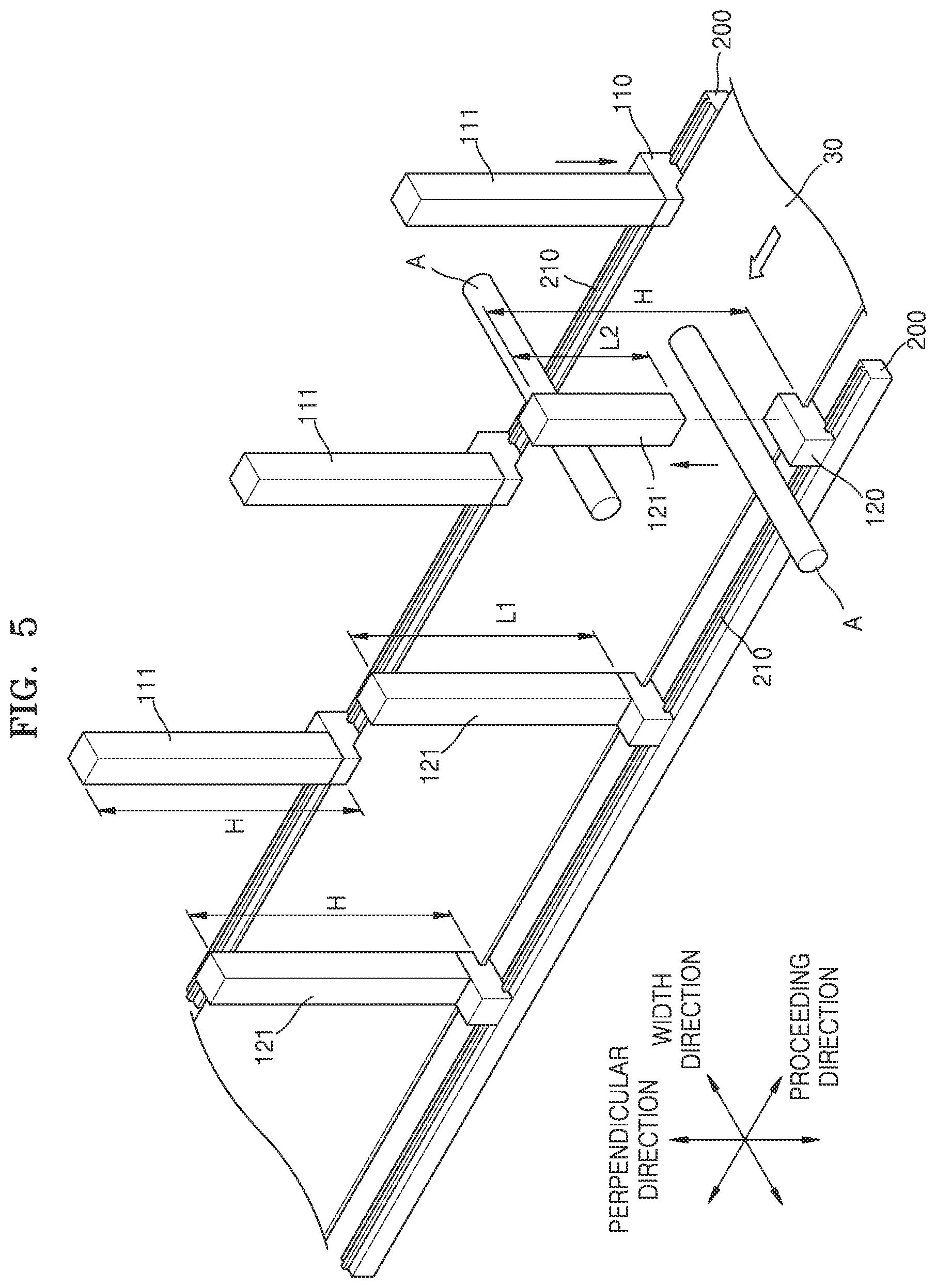 Patent US12581601 Figure 5 – Reel-to-reel circuit board manufacturing apparatus