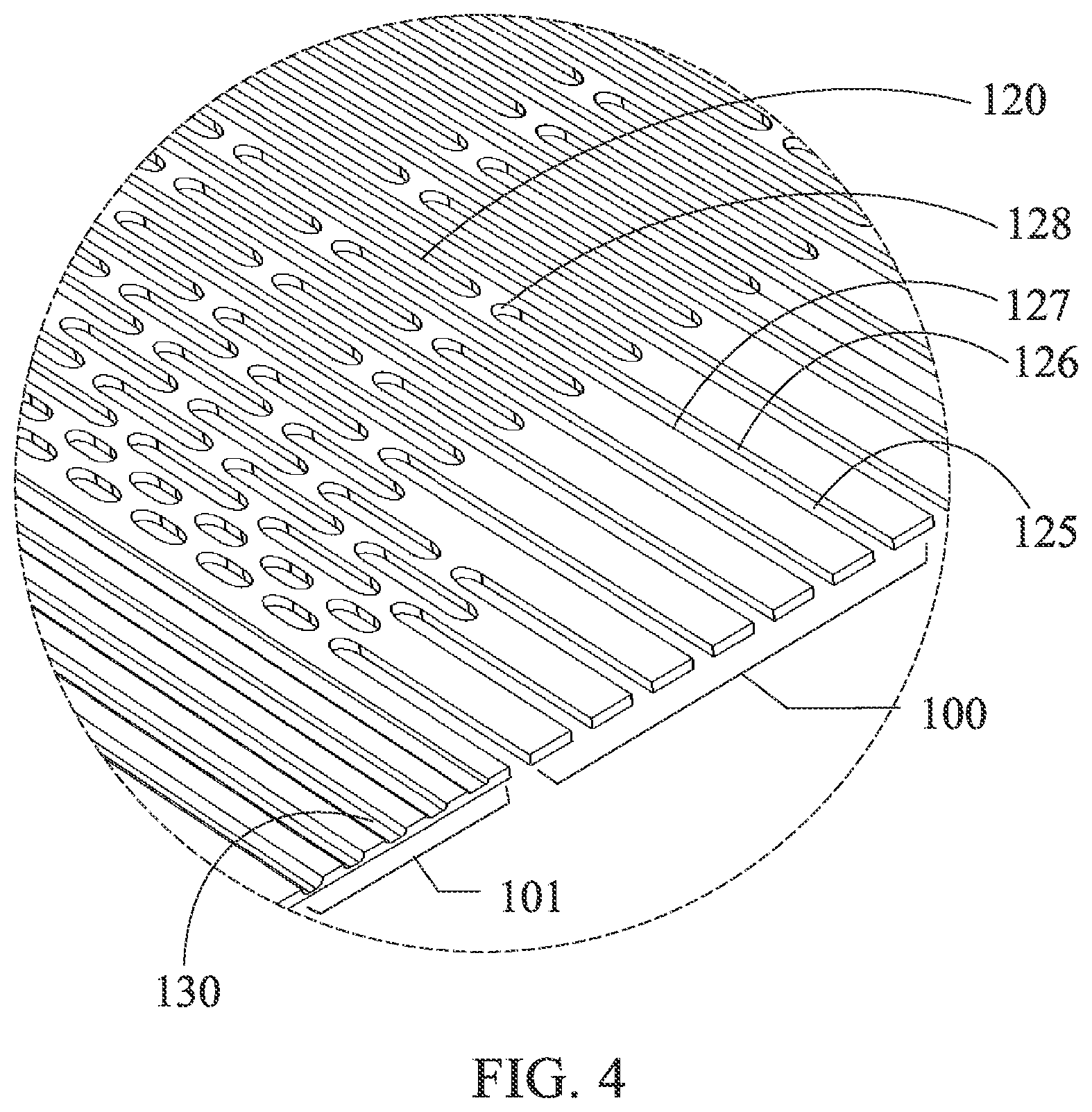 Patent US12581603 Figure 4 – Supporting plate and foldable display module