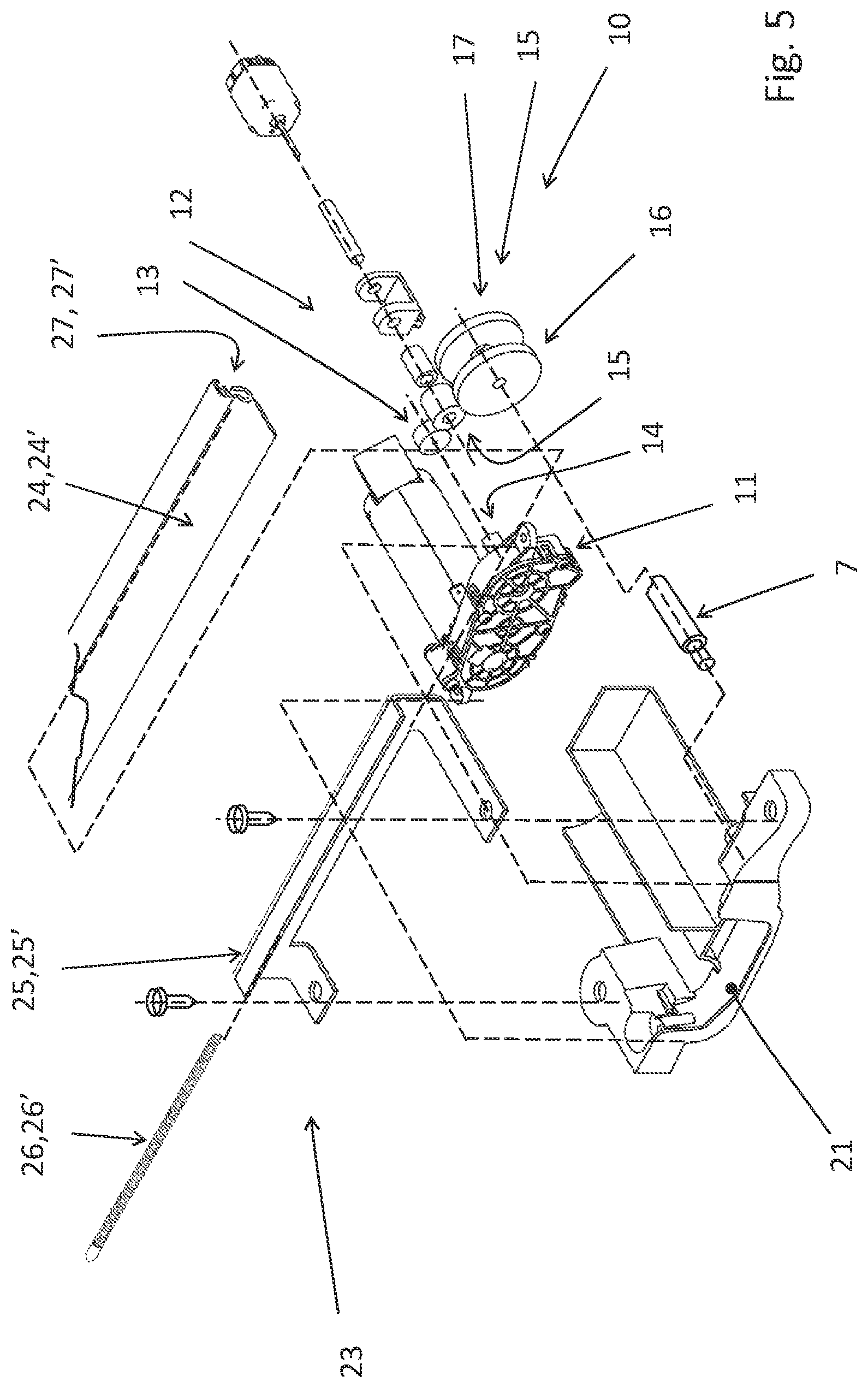 Patent US12581605 Figure 5 – Vehicle and a foldable display device for use therein
