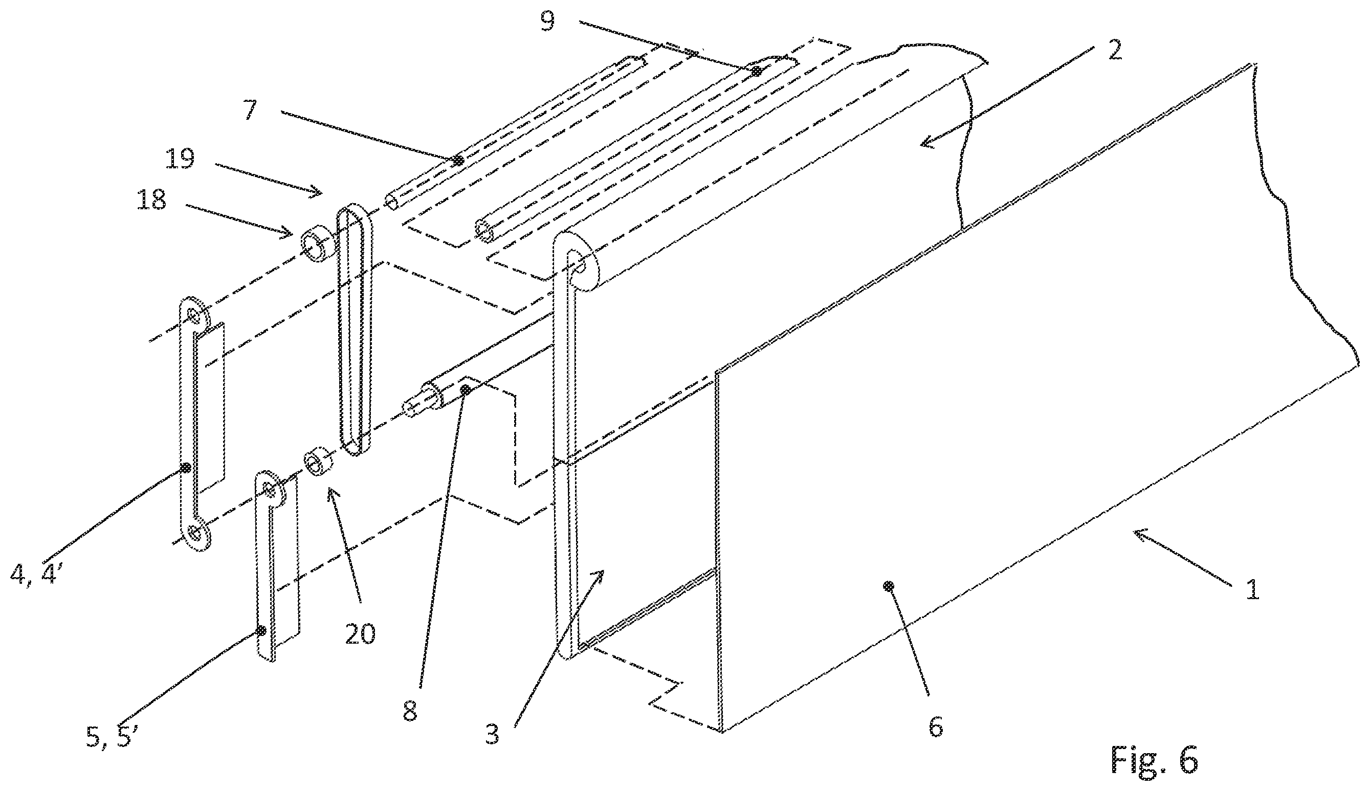 Patent US12581605 Figure 6 – Vehicle and a foldable display device for use therein
