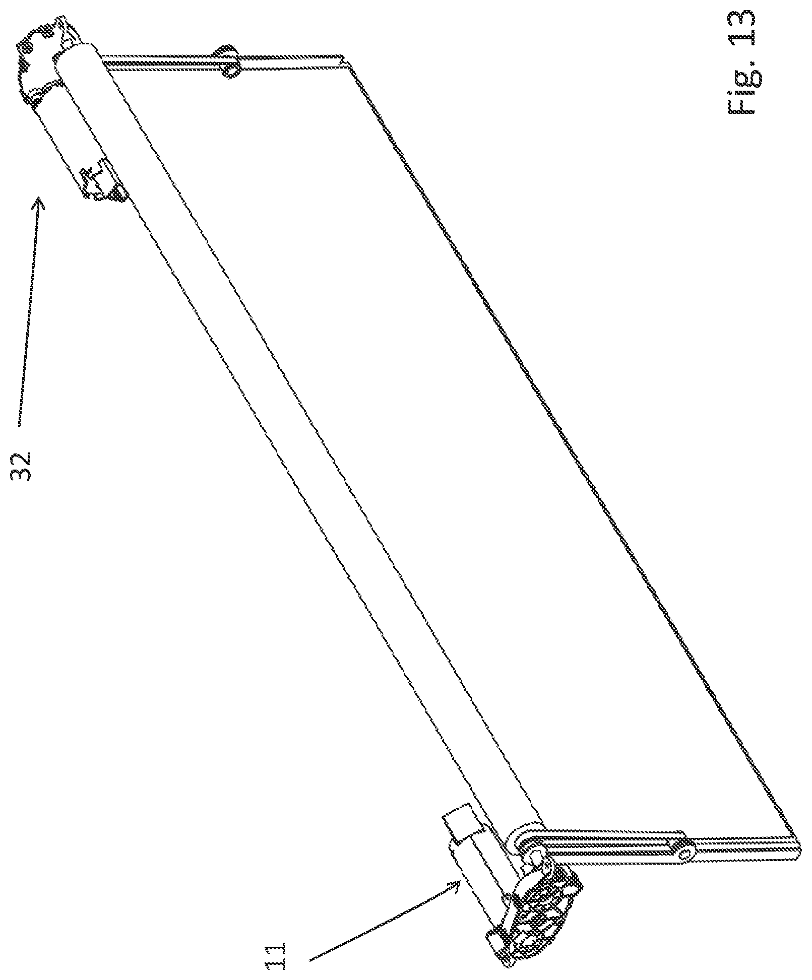 Patent US12581605 Figure 10 – Vehicle and a foldable display device for use therein