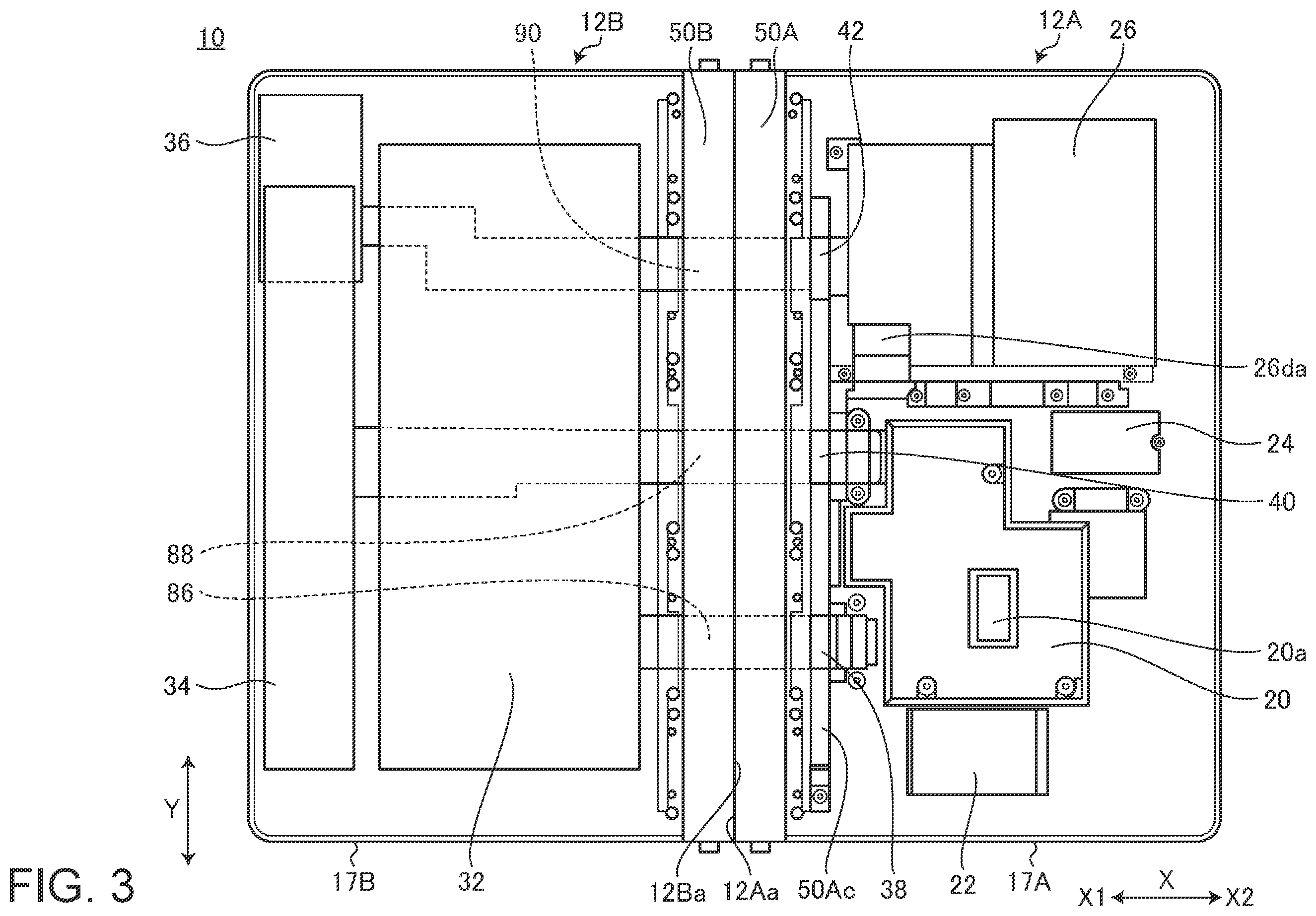 Patent US12581606 Figure 3 – Electronic apparatus