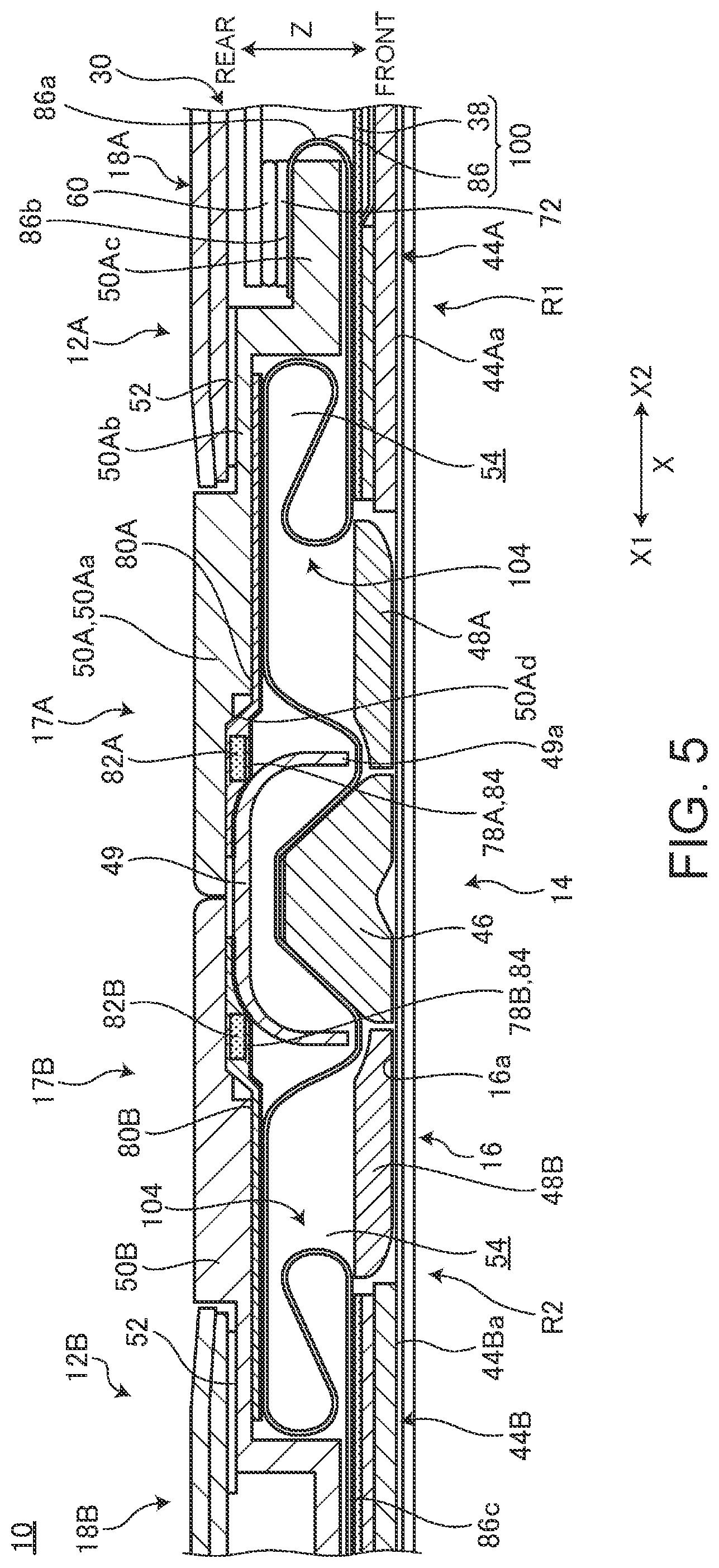 Patent US12581606 Figure 5 – Electronic apparatus