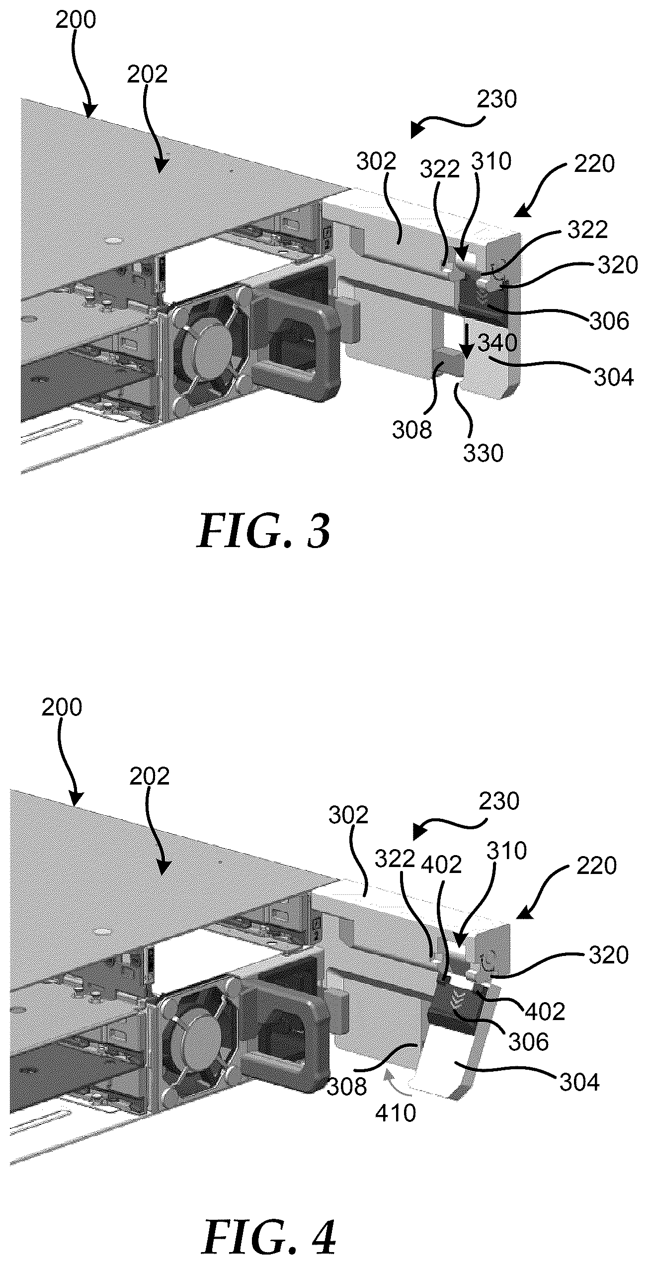 Patent US12581608 Figure 3 – Pivot latch hardware for a node of an information handling system