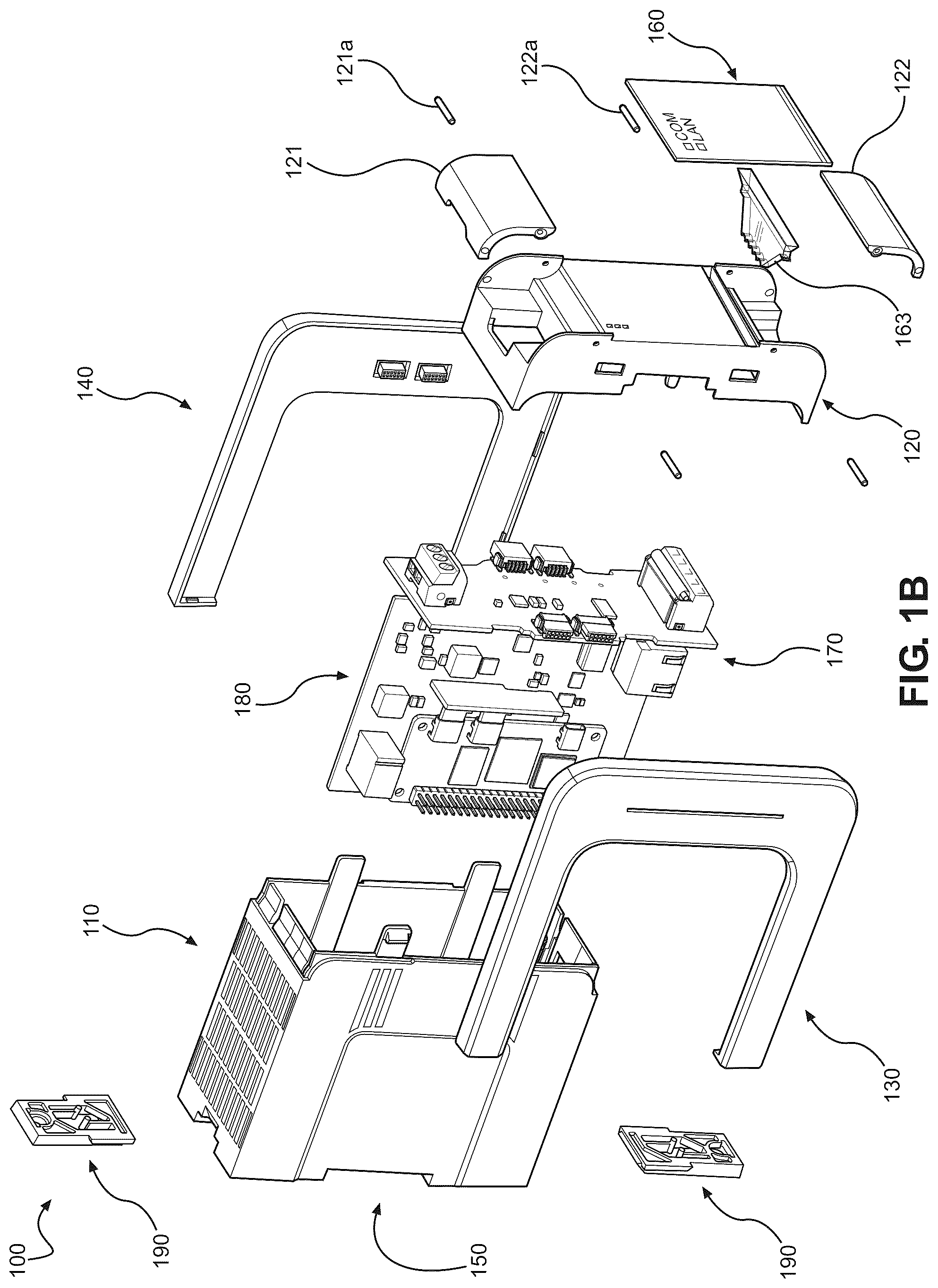 Patent US12581609 Figure 2 – Toolless computing housing assembly