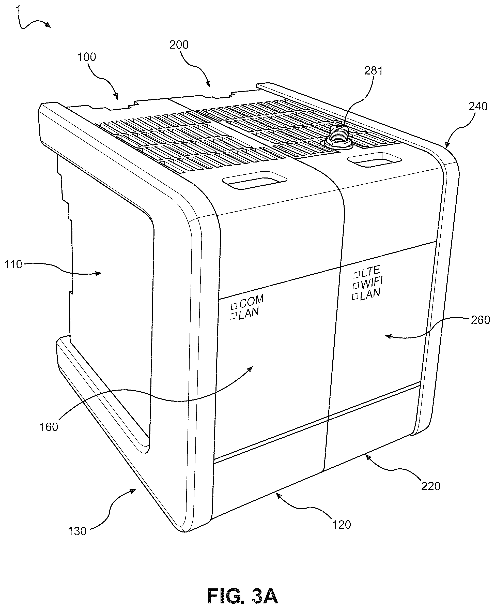 Patent US12581609 Figure 5 – Toolless computing housing assembly