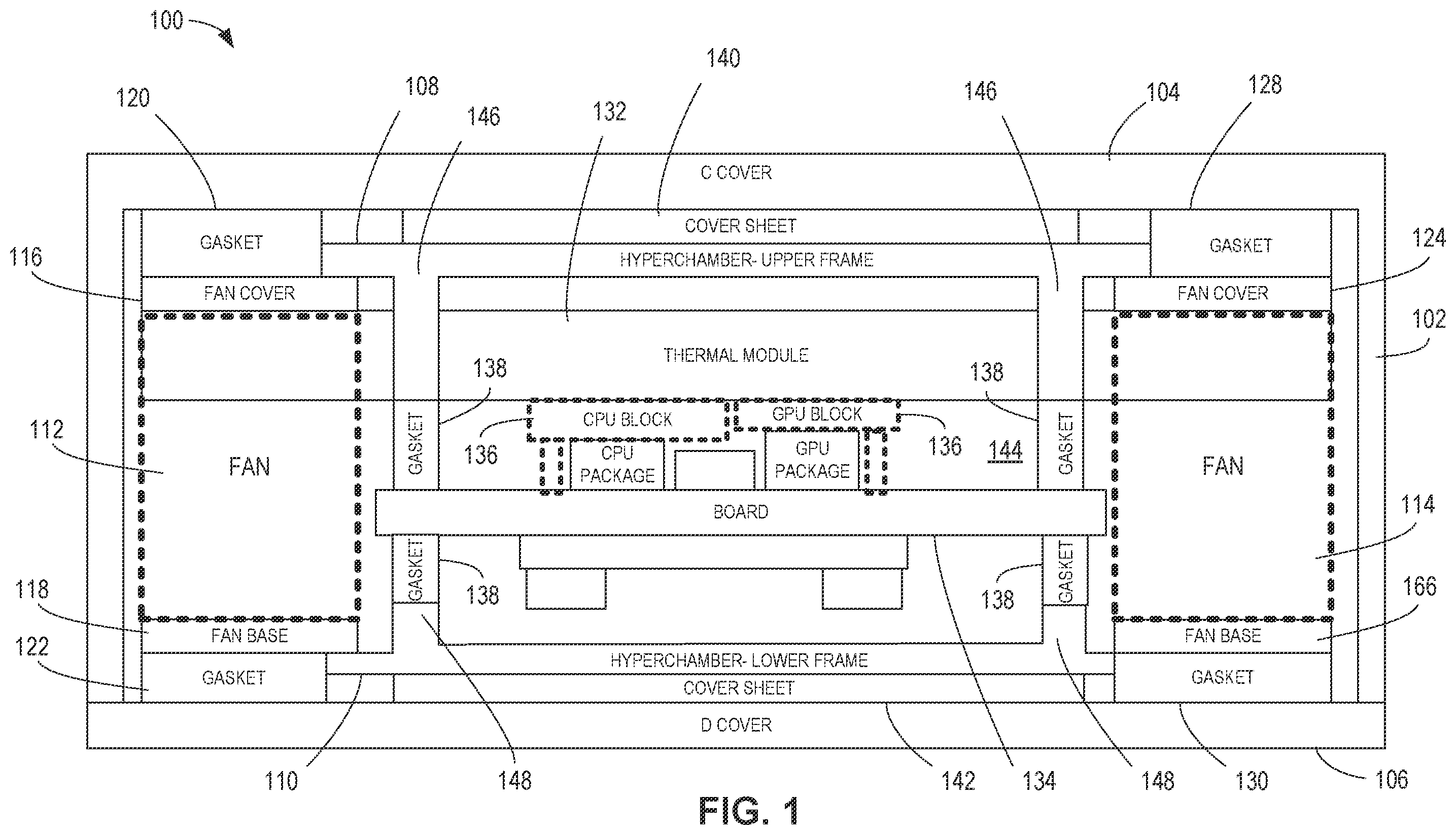 Patent US12581611 Figure 1 – Methods and apparatus to cool electronic devices
