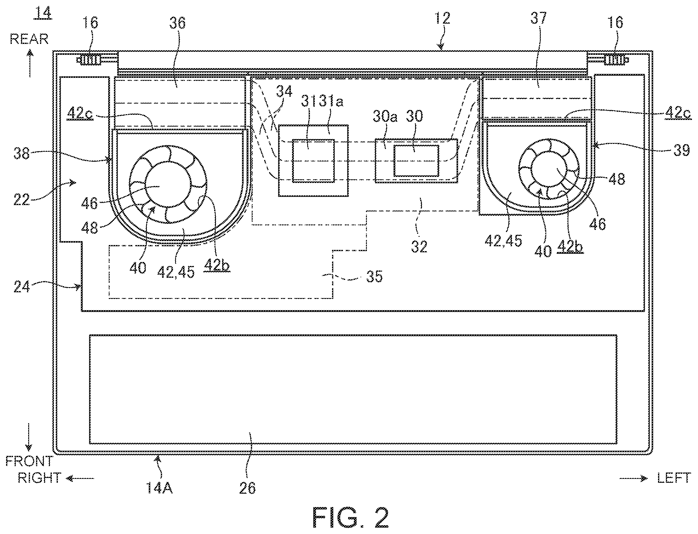 Patent US12581612 Figure 2 – Centrifugal fan and electronic apparatus