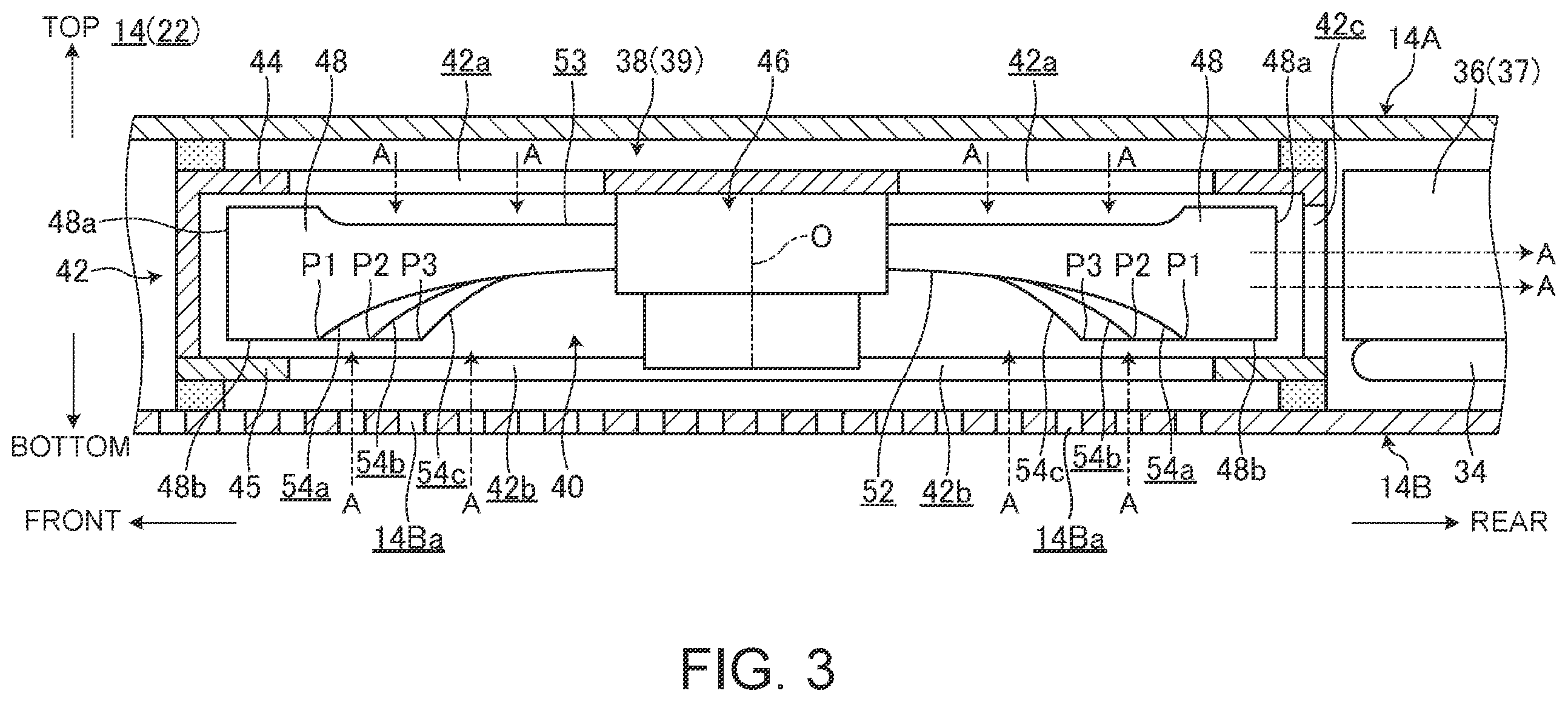 Patent US12581612 Figure 3 – Centrifugal fan and electronic apparatus