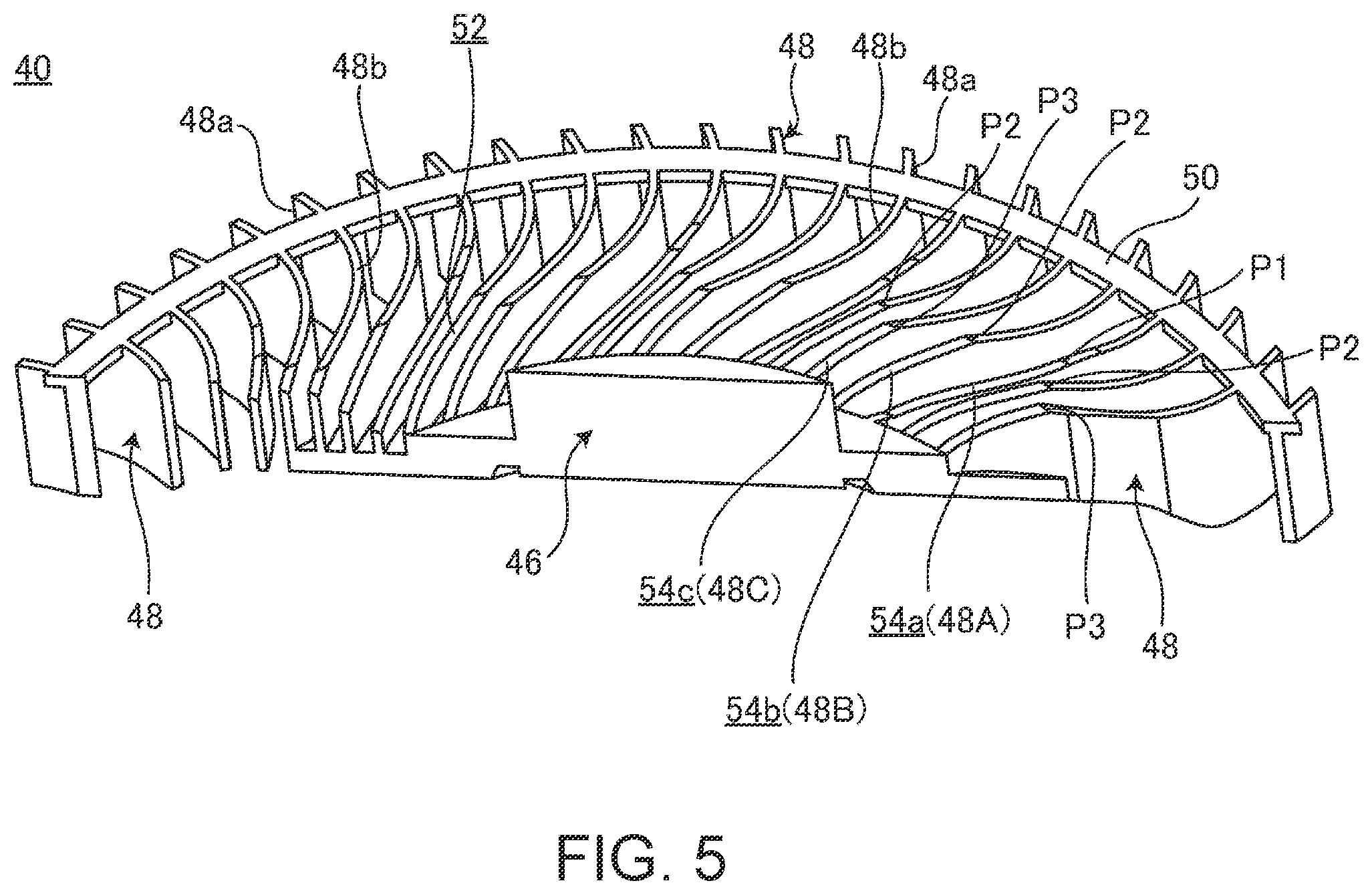 Patent US12581612 Figure 5 – Centrifugal fan and electronic apparatus